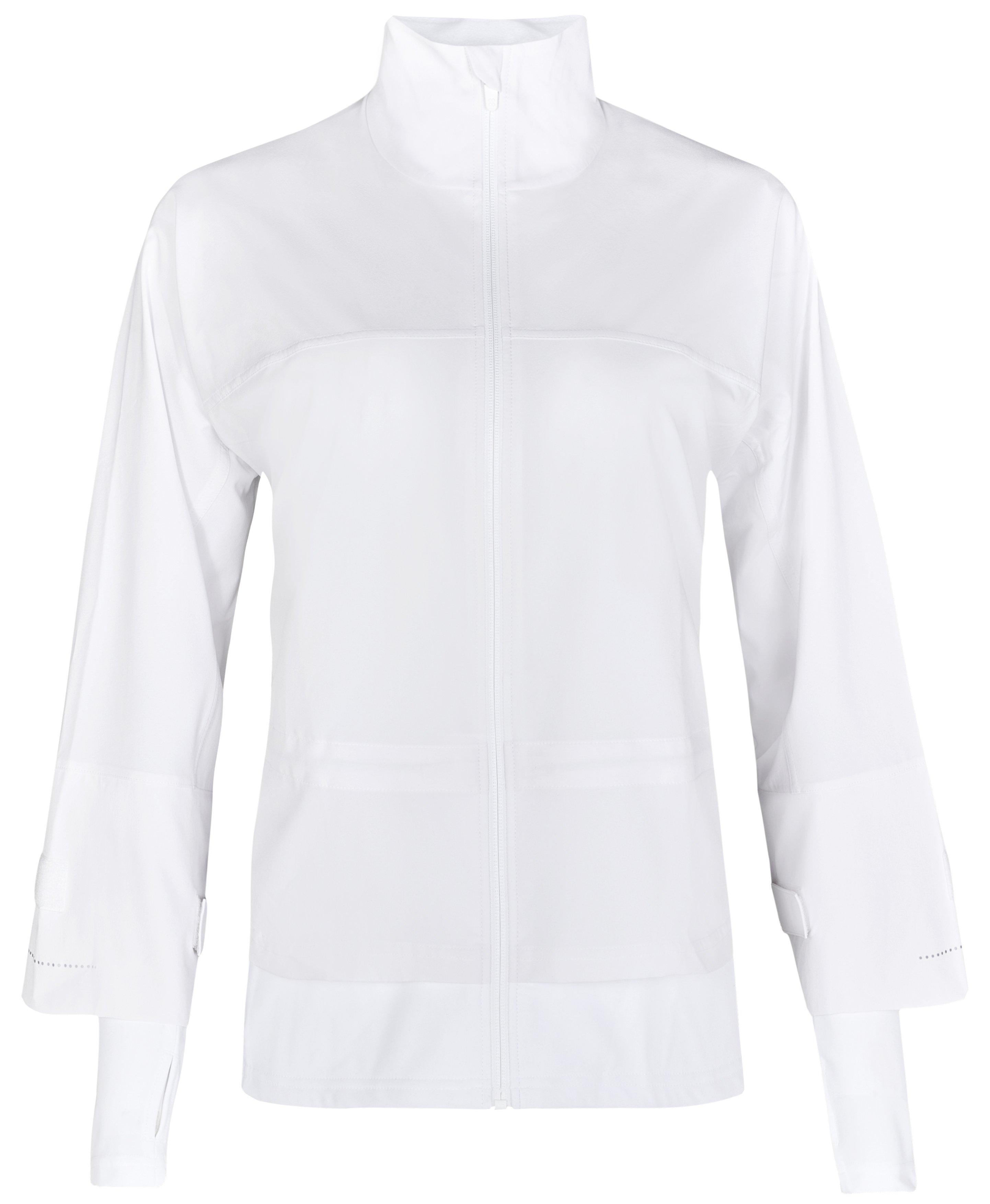 Fast Lane Running Jacket- white | Women's Jackets & Coats | www