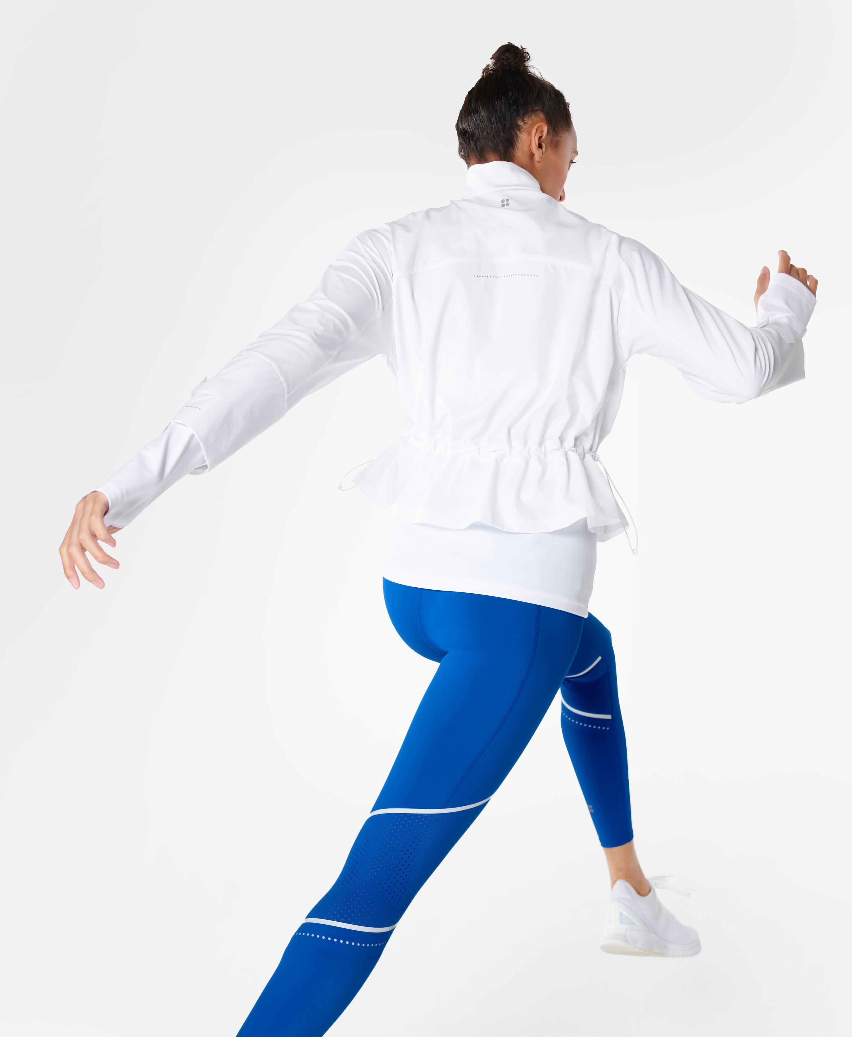 Fast Lane Running Jacket- white | Women's Jackets & Coats | www