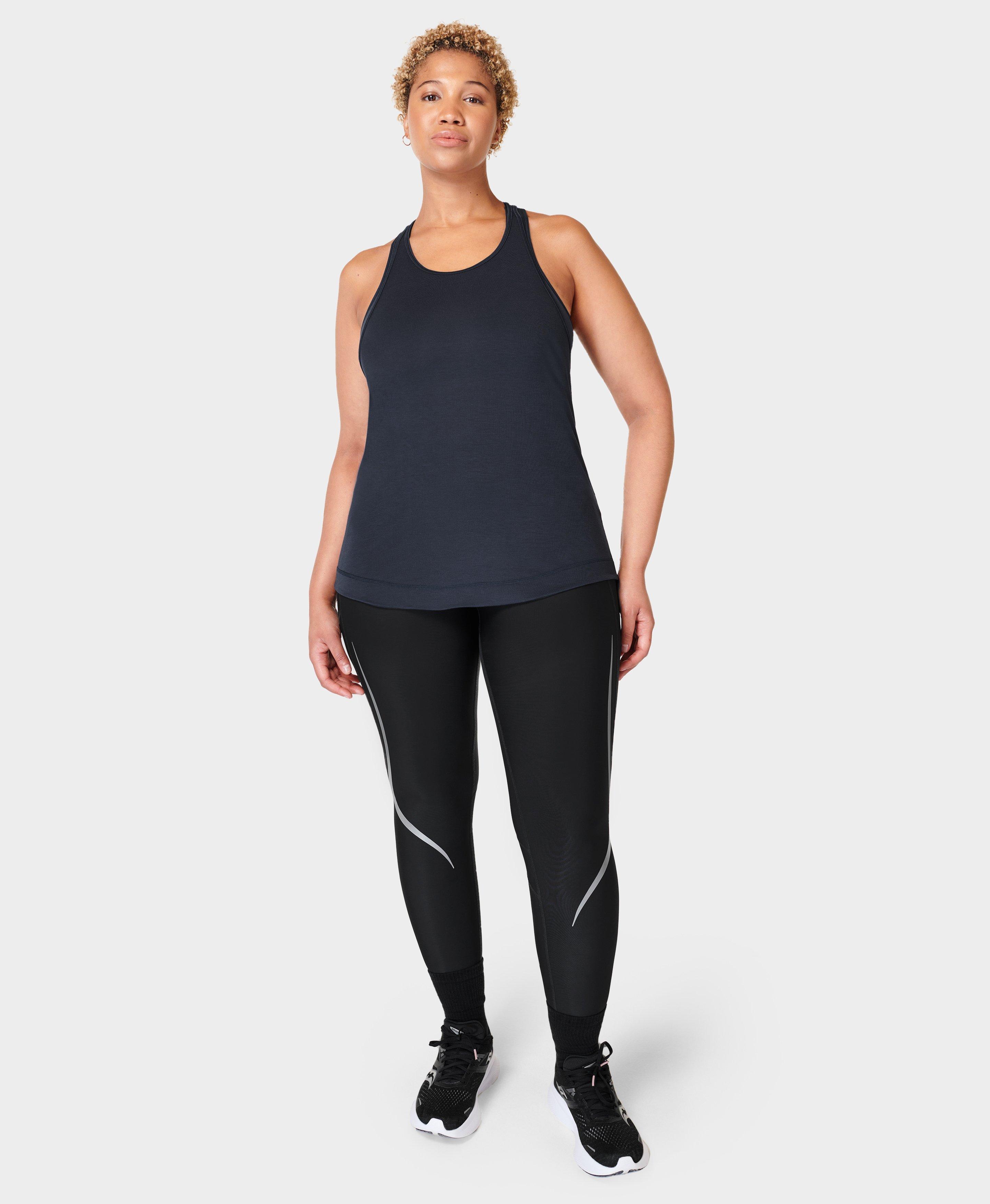 Buy Sweaty Betty Navy Blue Soft Flow Studio Tank Top from Next USA