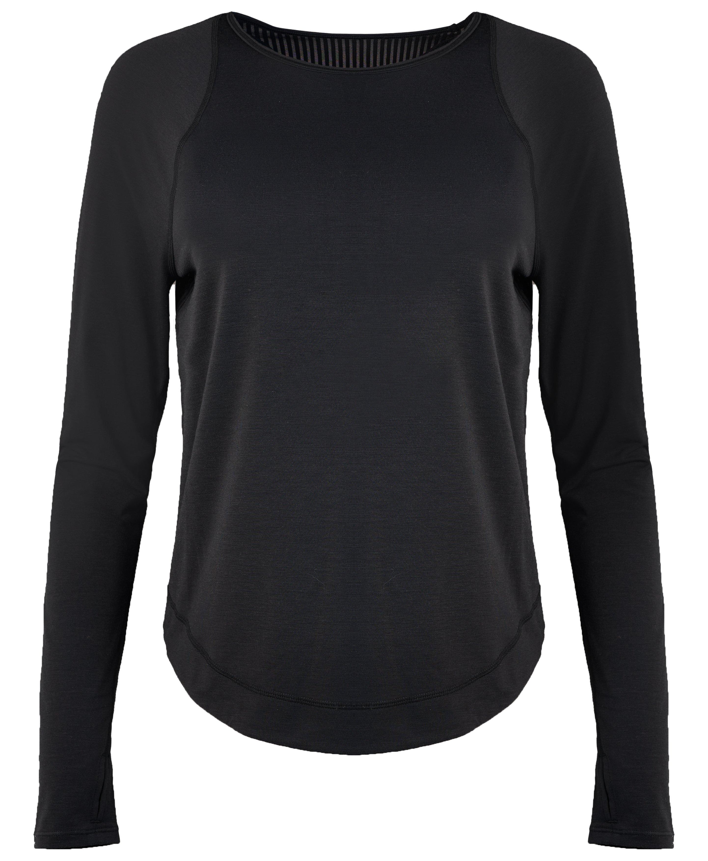 Breathe Easy Running Long Sleeve Top - Black, Women's Base Layers & Long  Sleeve Tops