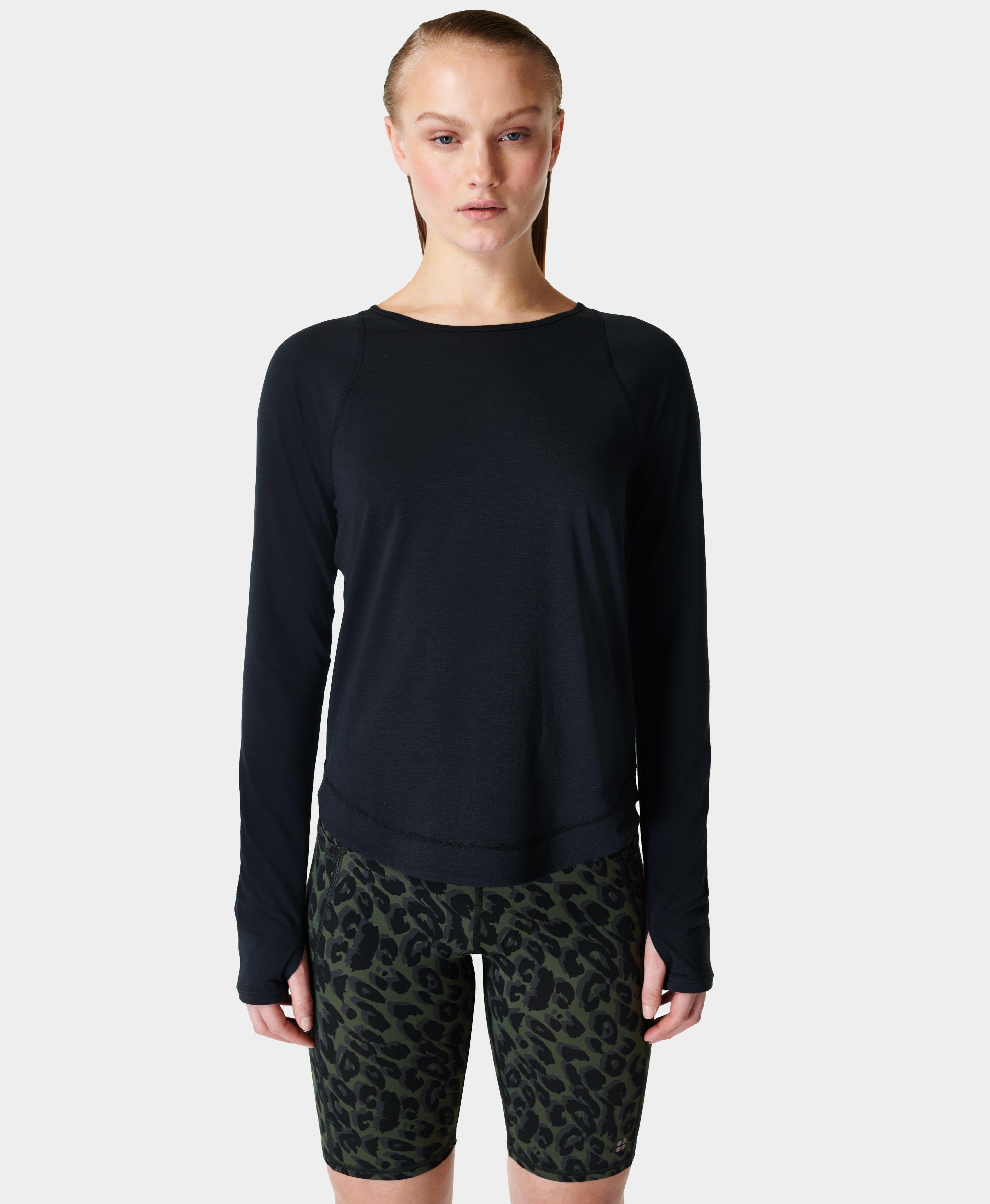 Lululemon Crew Neck Sweatshirt Black Size 8 - $58 (50% Off Retail