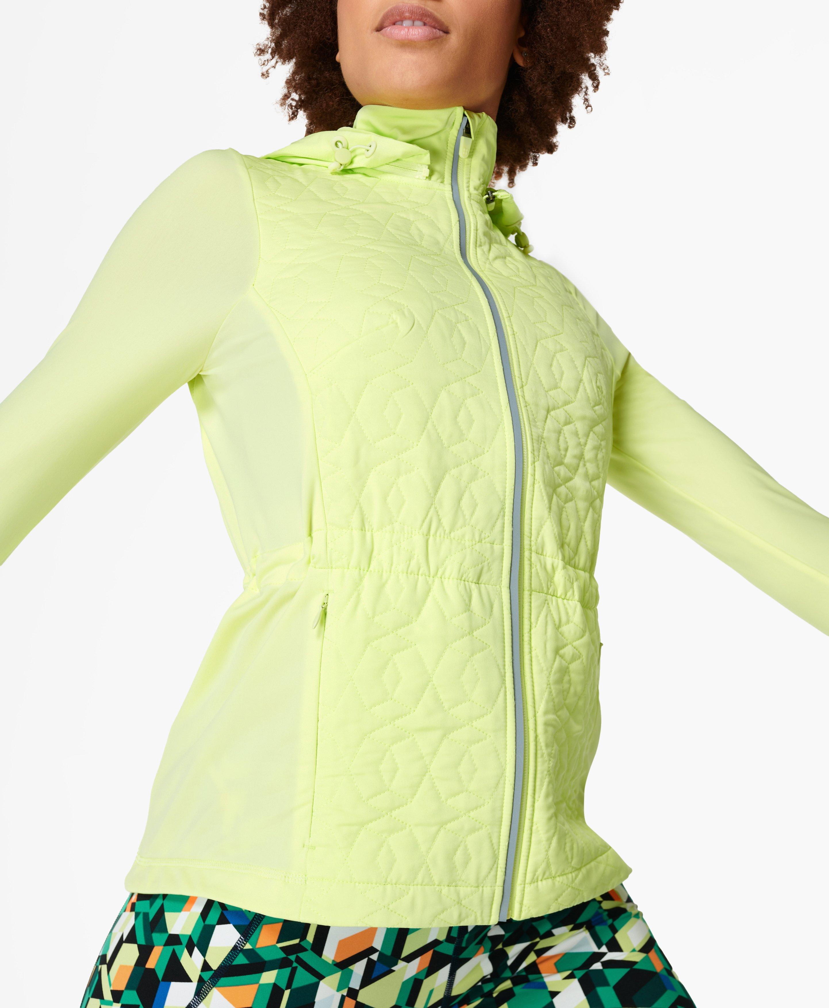 Fast Track Thermal Quilted Running Jacket pomelogreen Women's