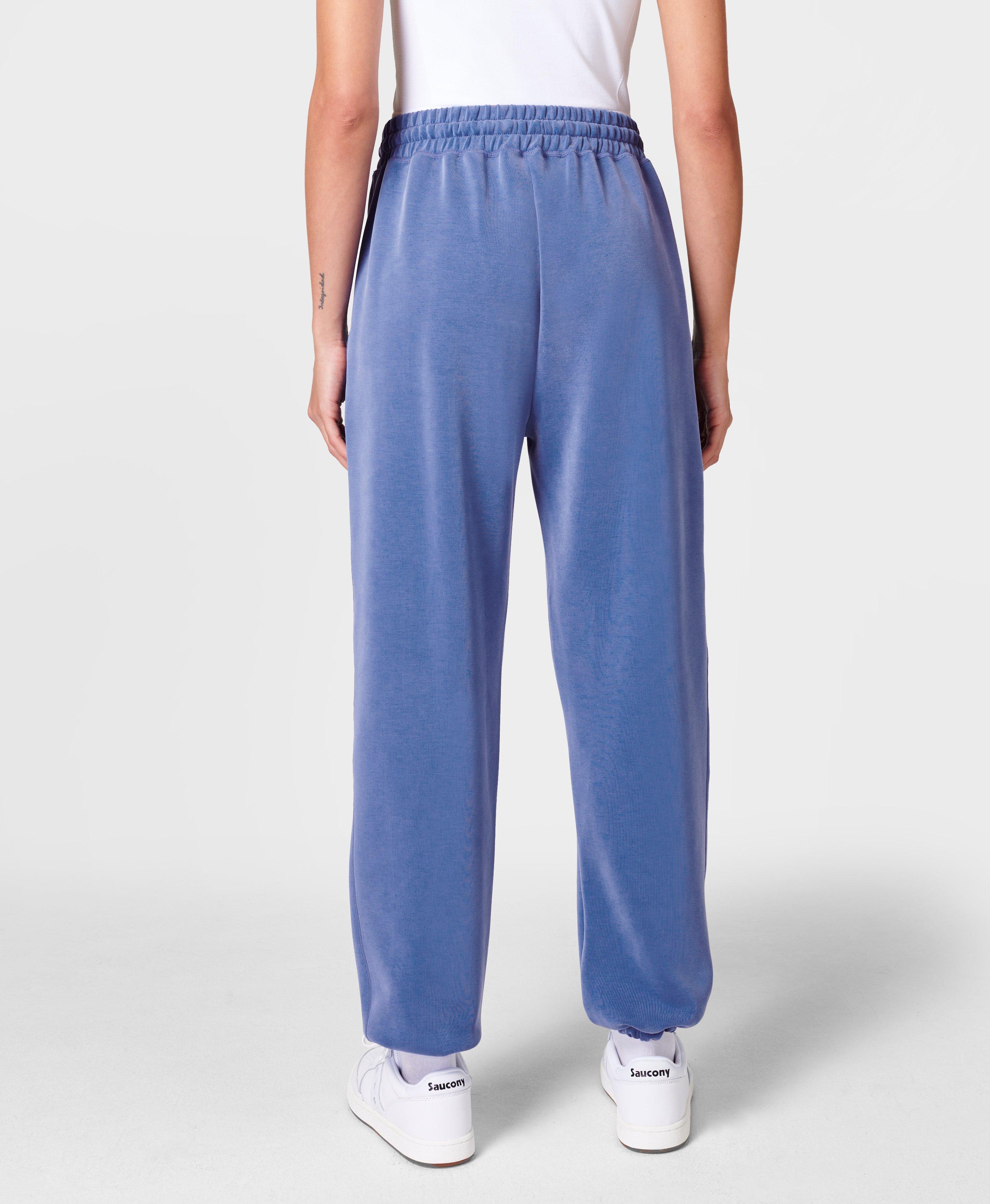 Sand Wash Cuffed Trousers - Lightning Blue, Women's Trousers & Yoga Pants