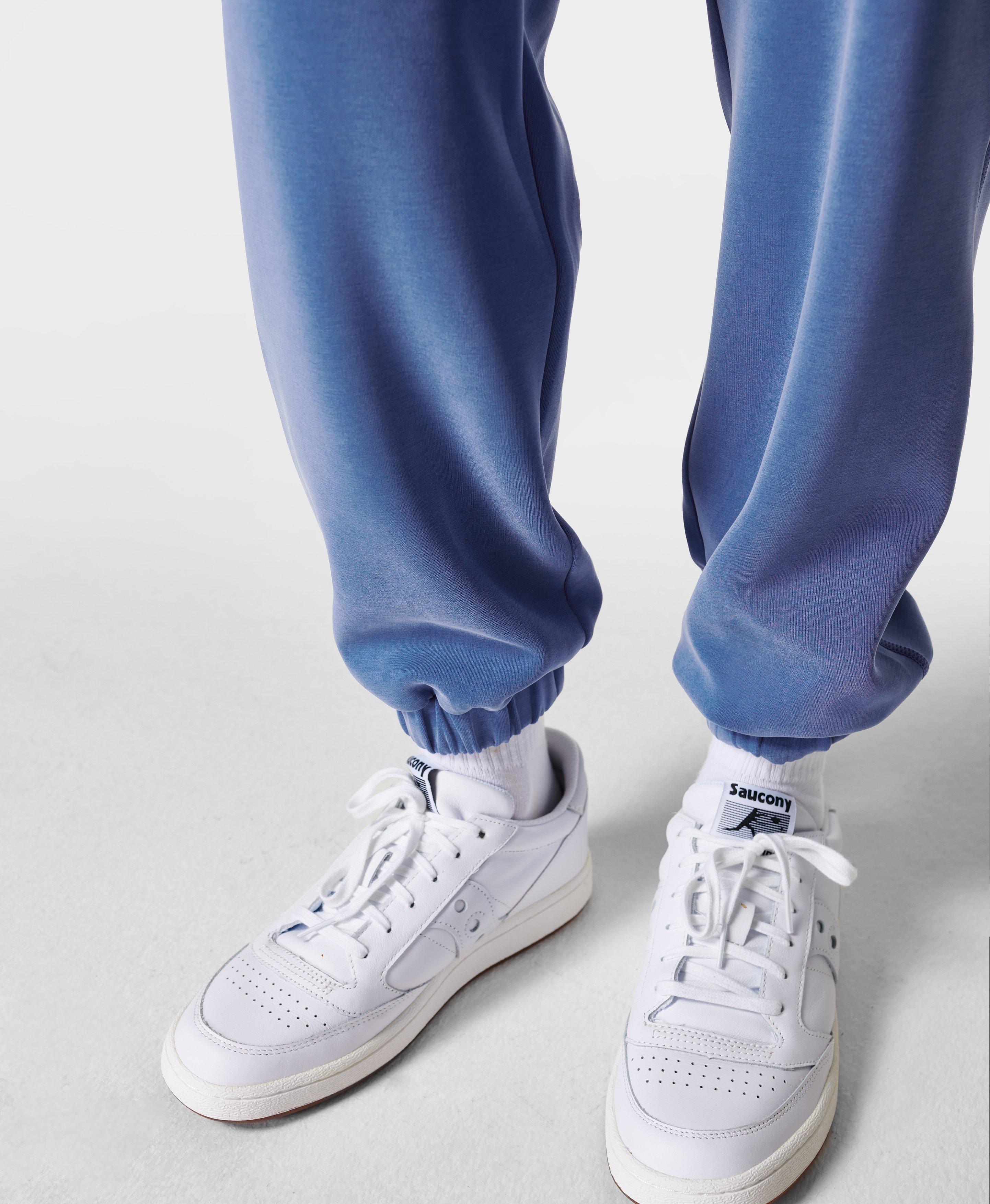 Sand Wash Cuffed Trousers - Lightning Blue