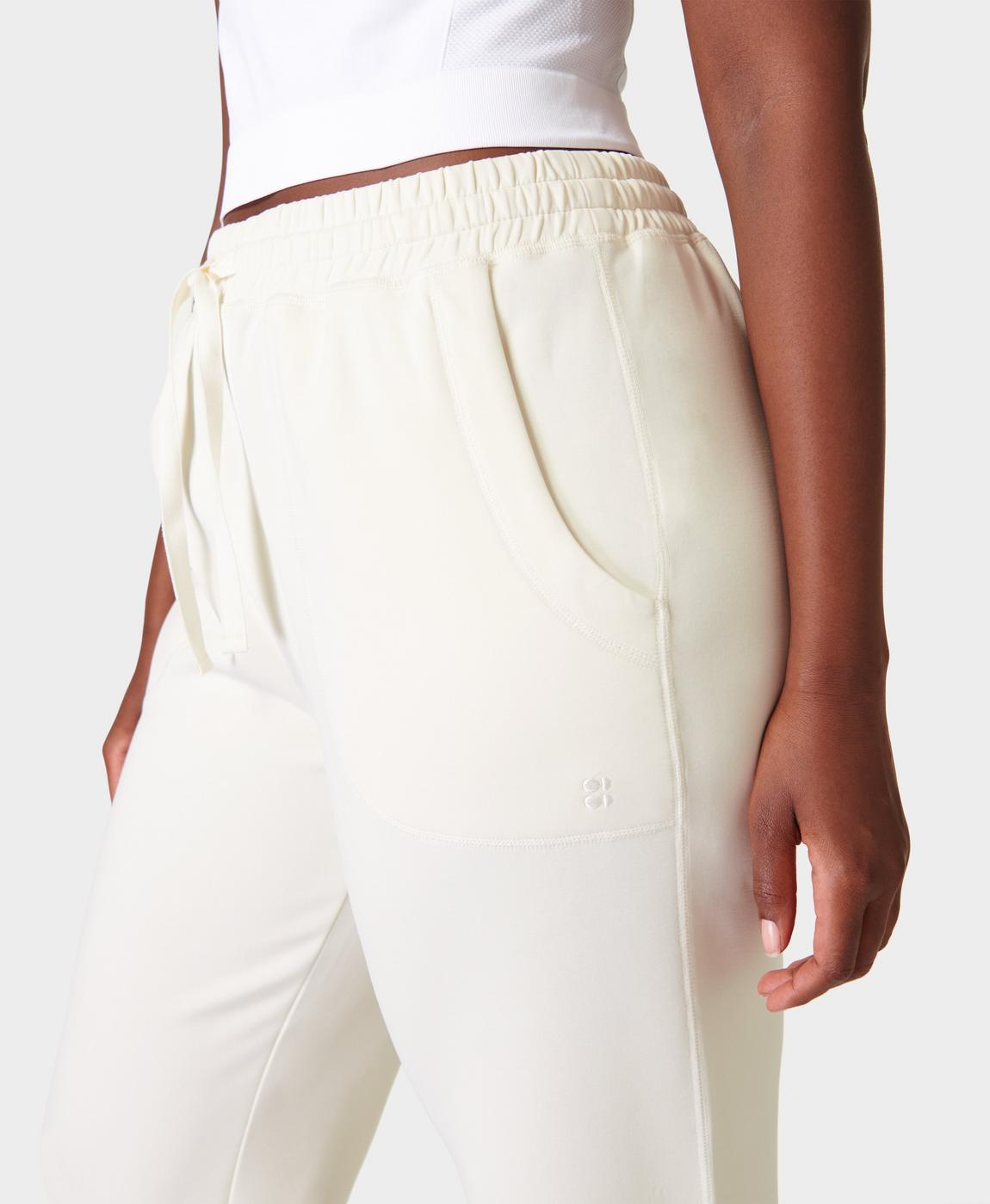 Sand Wash Cuffed Pants - Studio White, Women's Trousers & Yoga Pants