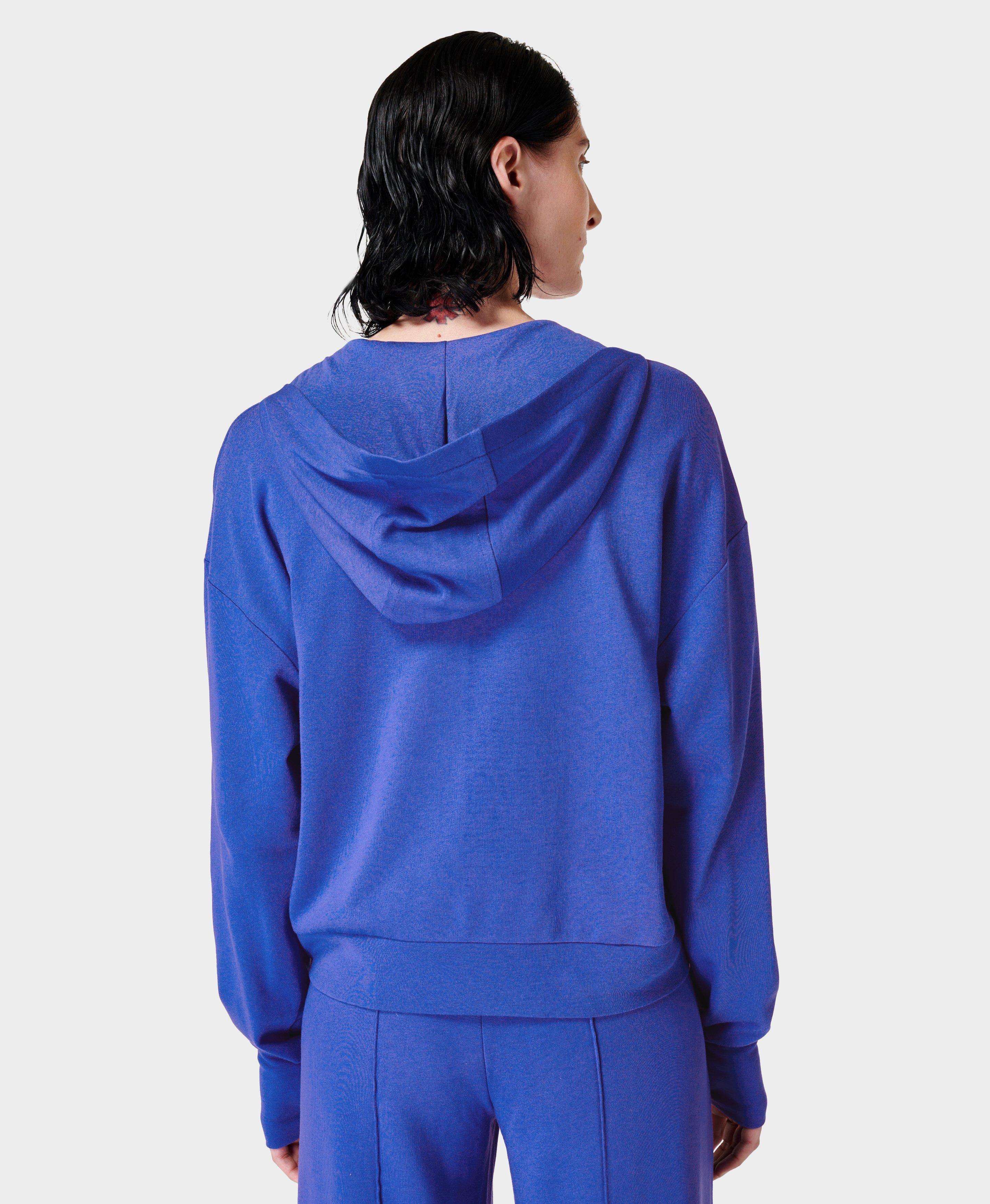 After Class Relaxed Hoodie- hourblue