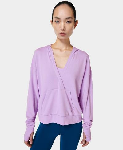 After Class Relaxed Hoody, Prism Purple | Sweaty Betty