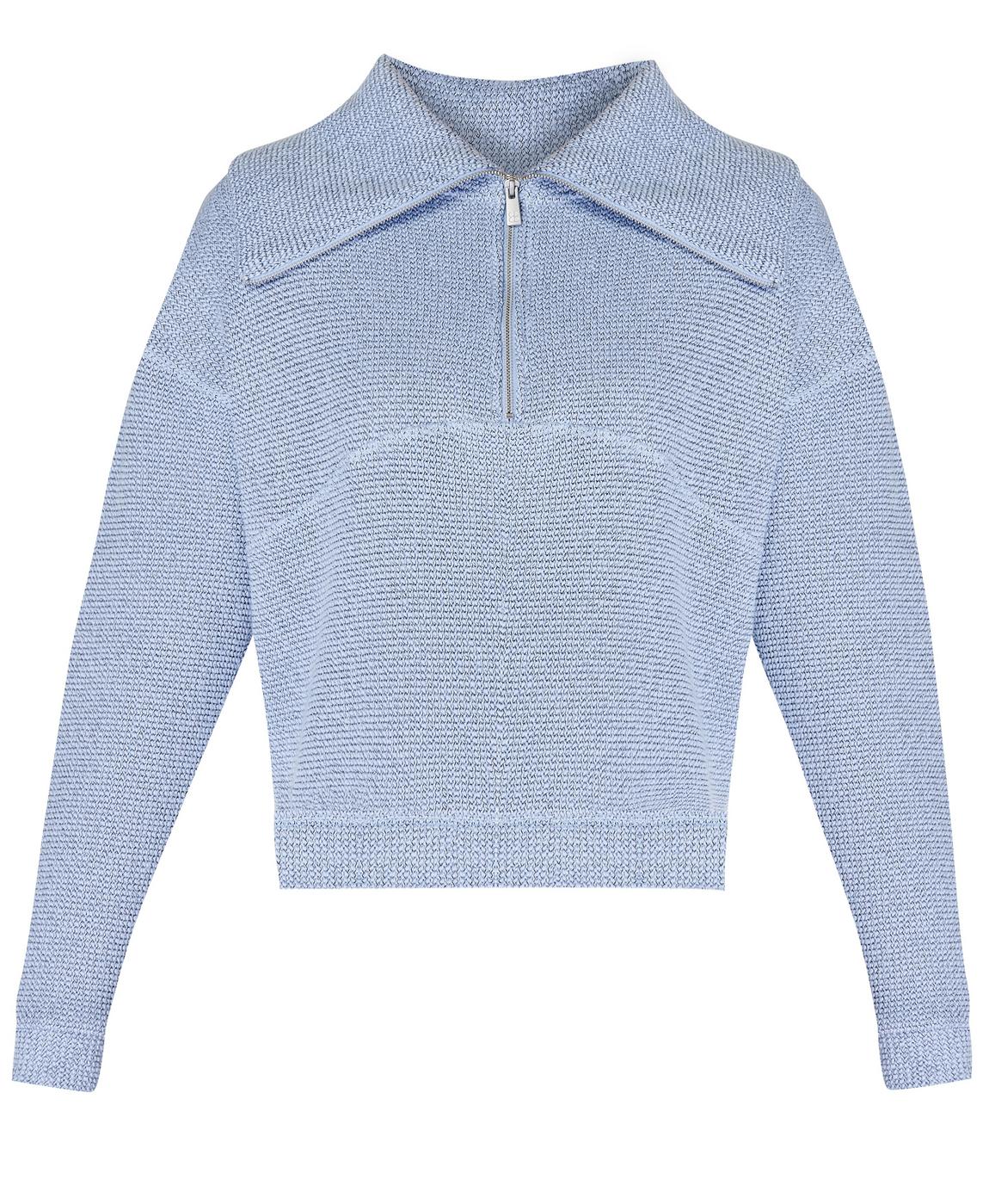 Restful Boucle Half Zip Sweatshirt - Breeze Blue | Women's Restful Boucle Half Zip Sweatshirt - Breeze Blue | Women's
