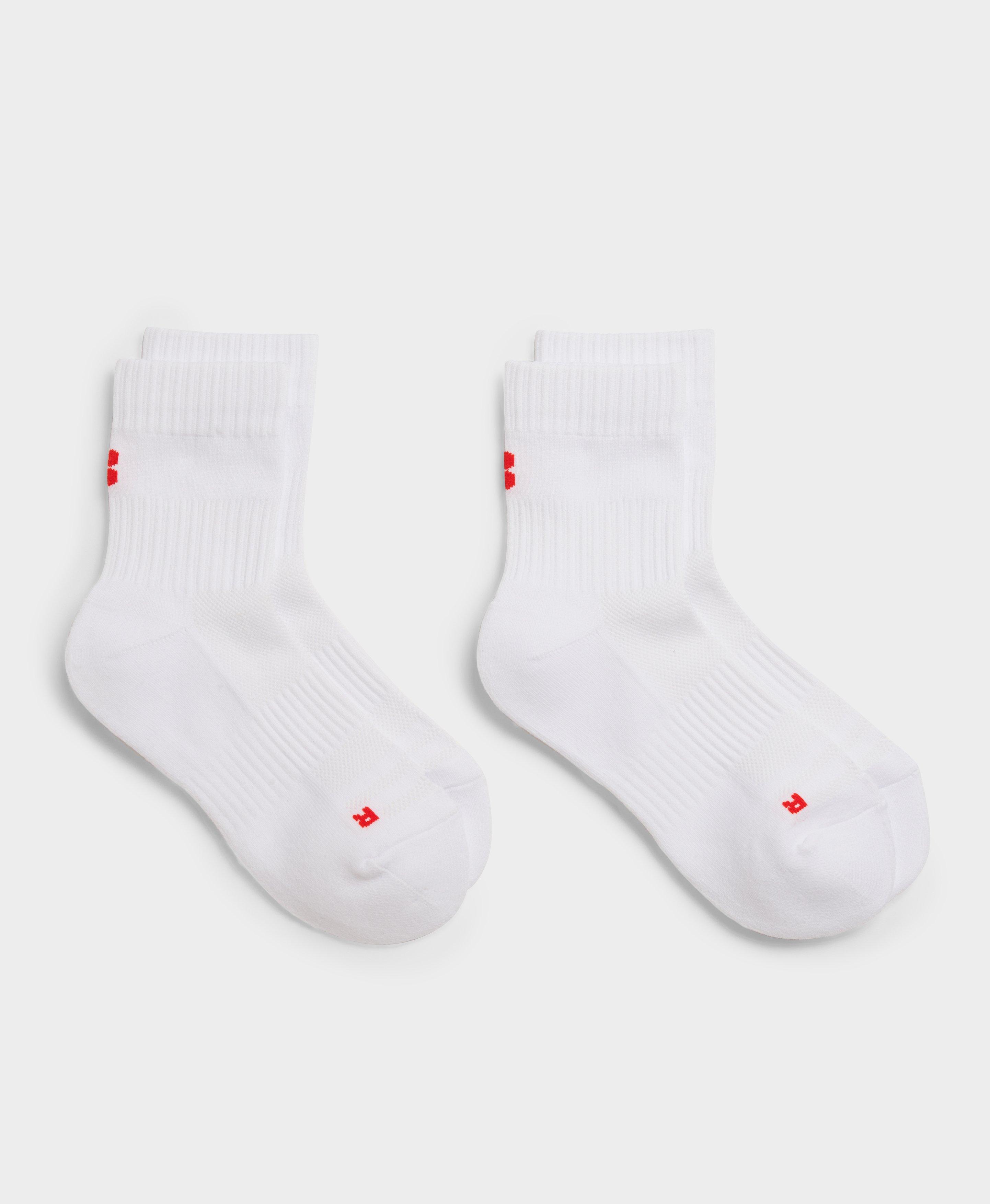 White sweat hot sale socks