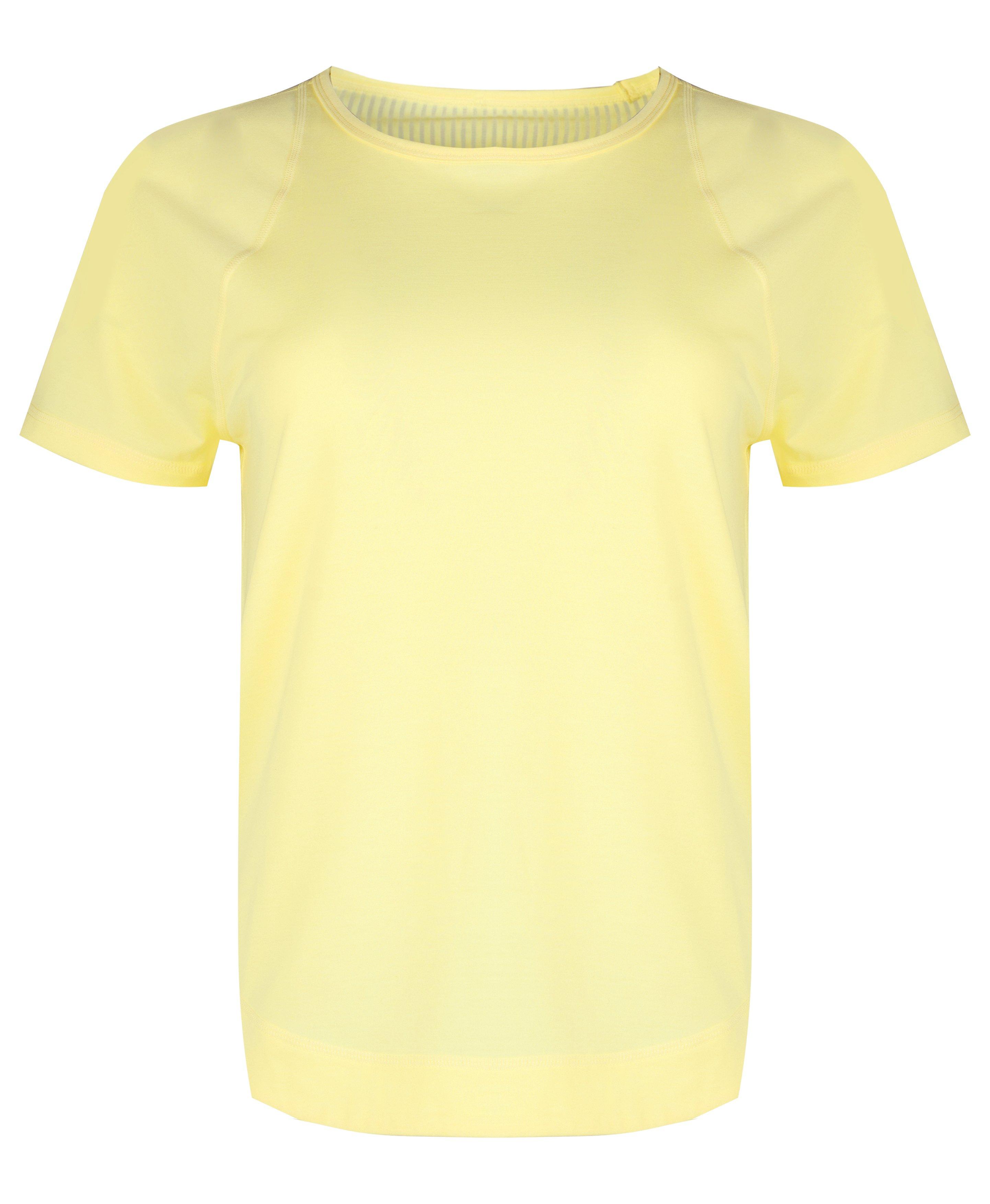 Breathe Easy Running Short Sleeve Top - Waterlily Yellow | Women's