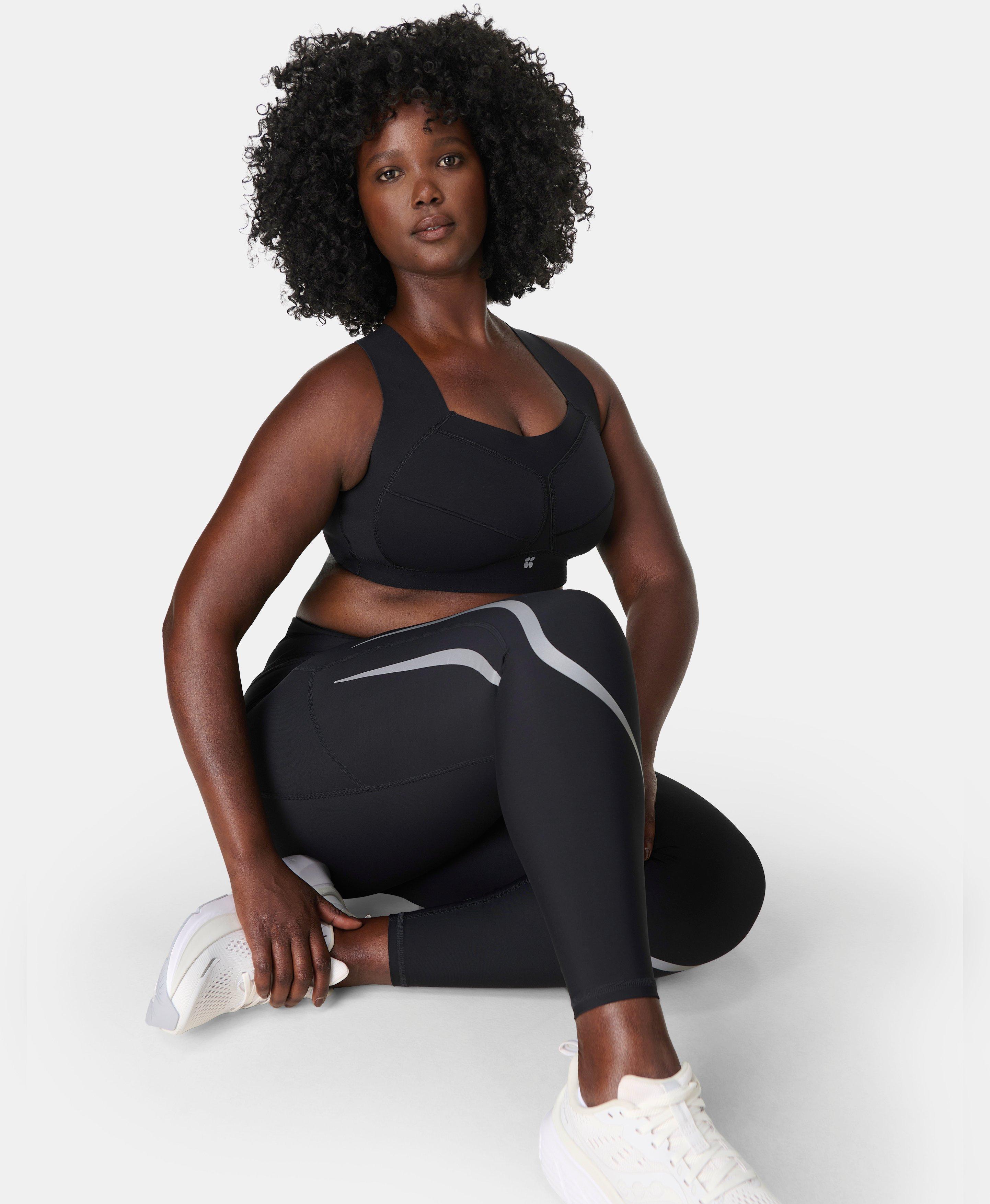 Sweaty Betty Zero Gravity Running Bra, Black, Women's 34C