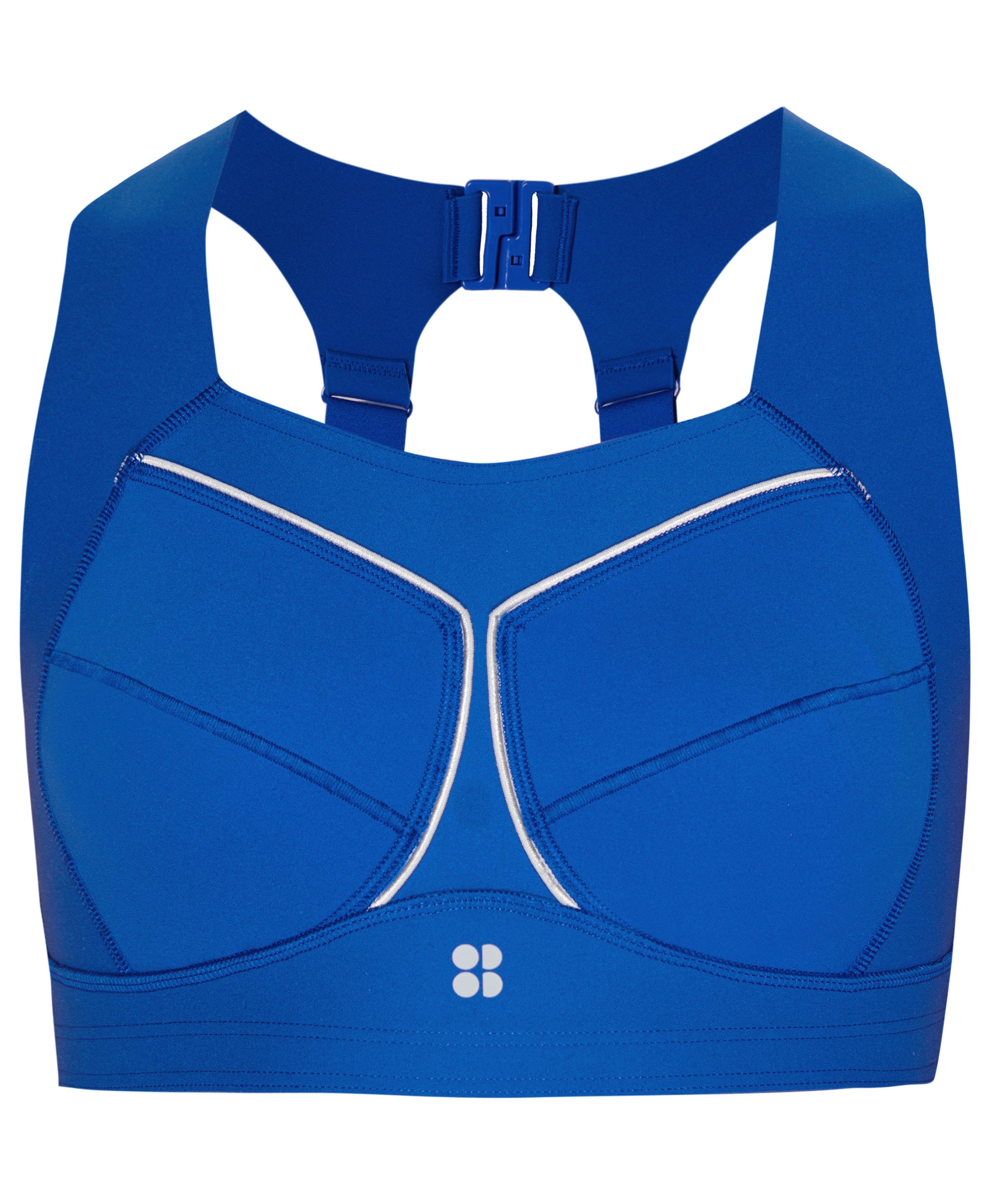 Sweaty Betty GRAVITY RUNNING BRA - High support sports bra - lightning  blue/royal blue 
