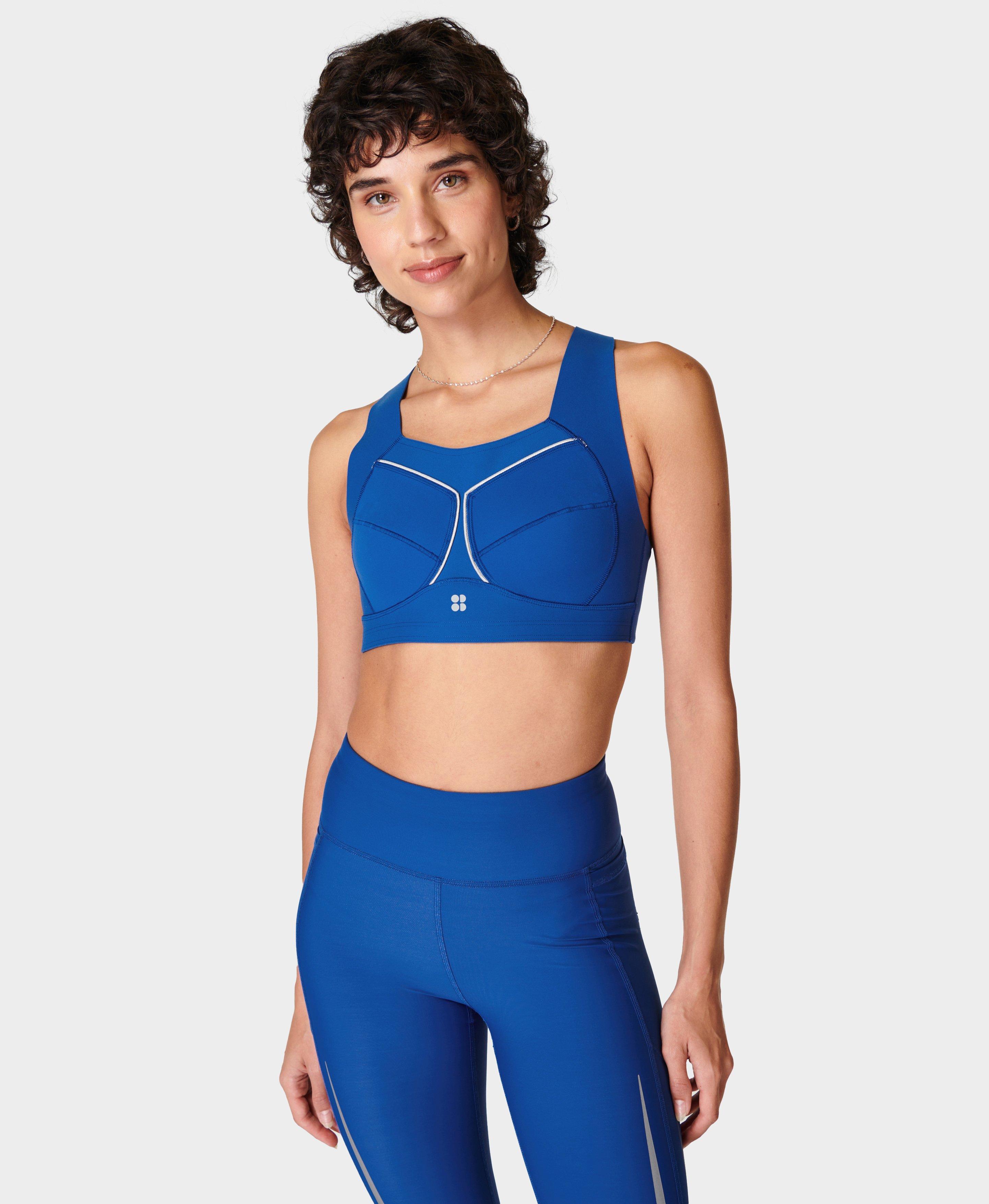 Zero Gravity Running Bra - Lightning Blue