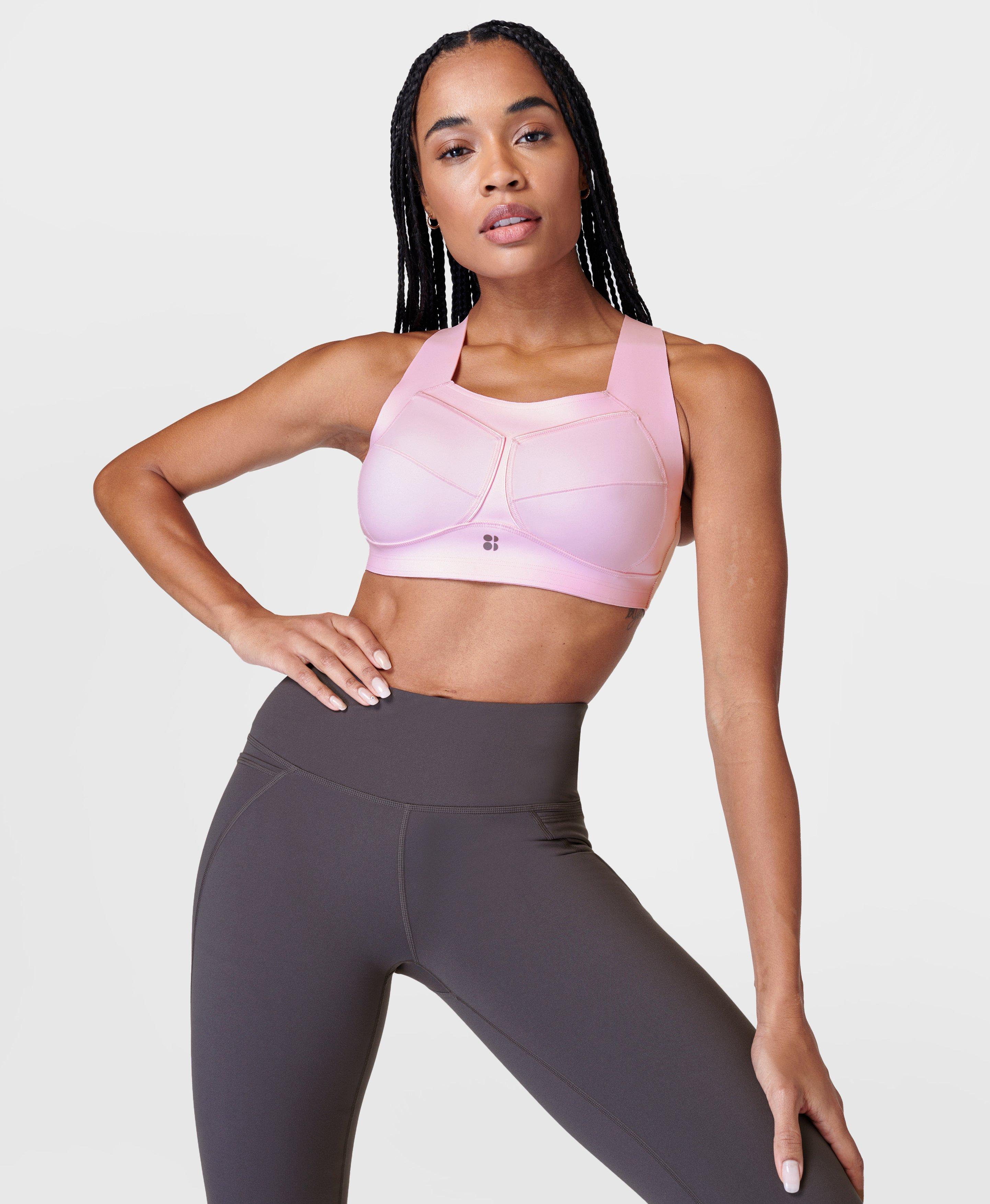 Zero Gravity Running Bra - Veil Pink