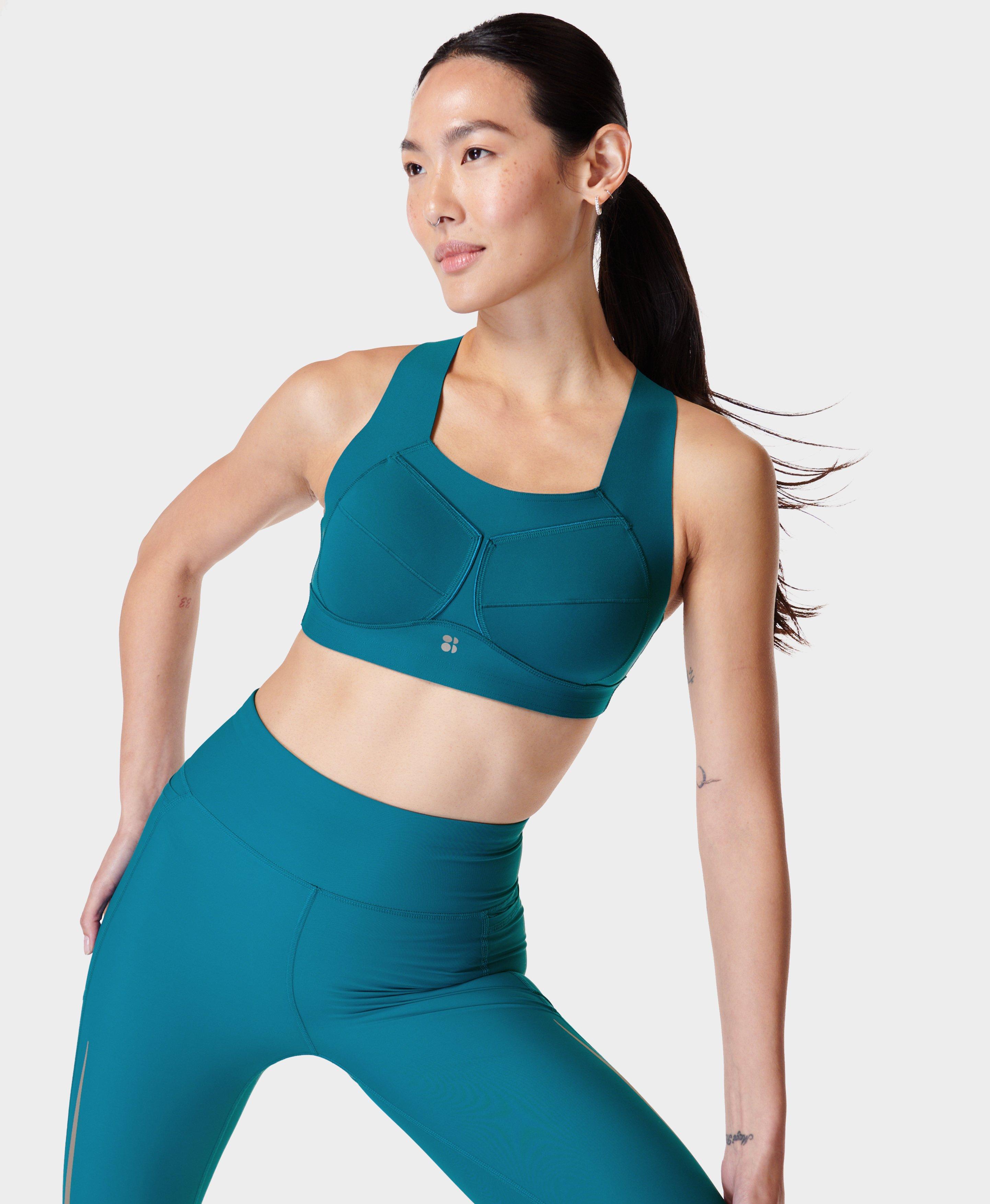 Gaia Yoga Bra - Reef Teal Blue, Women's Sports Bras