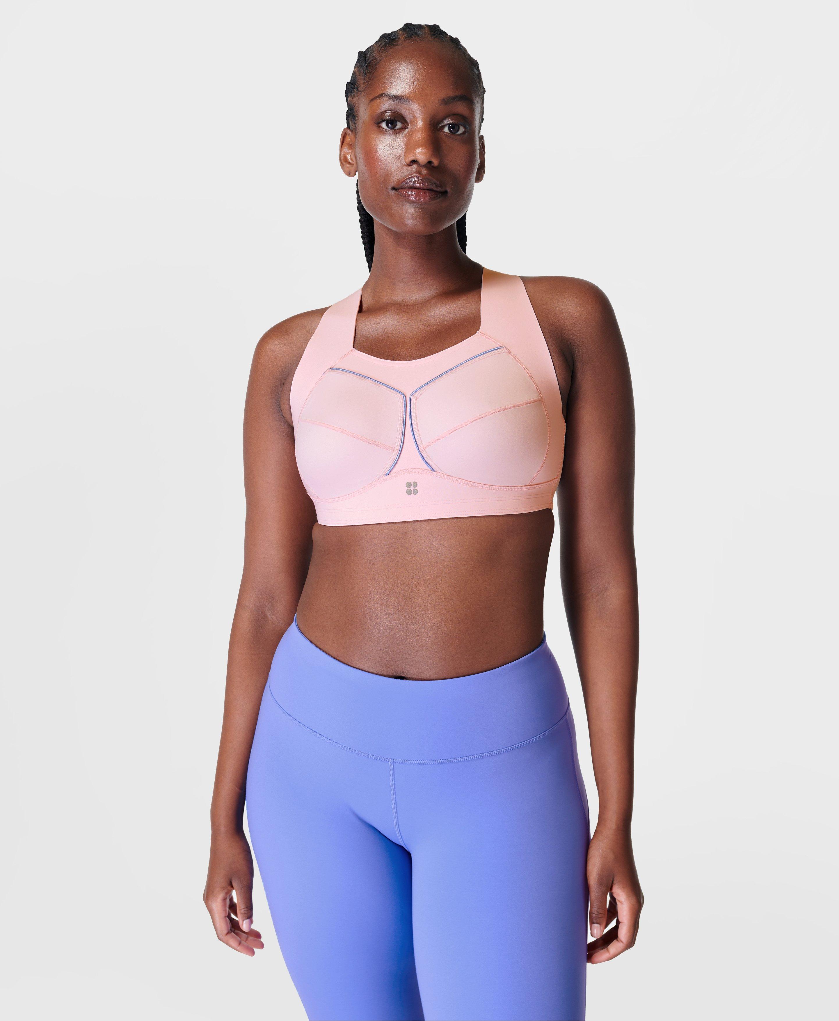 Zero Gravity Running Bra - Veil Pink