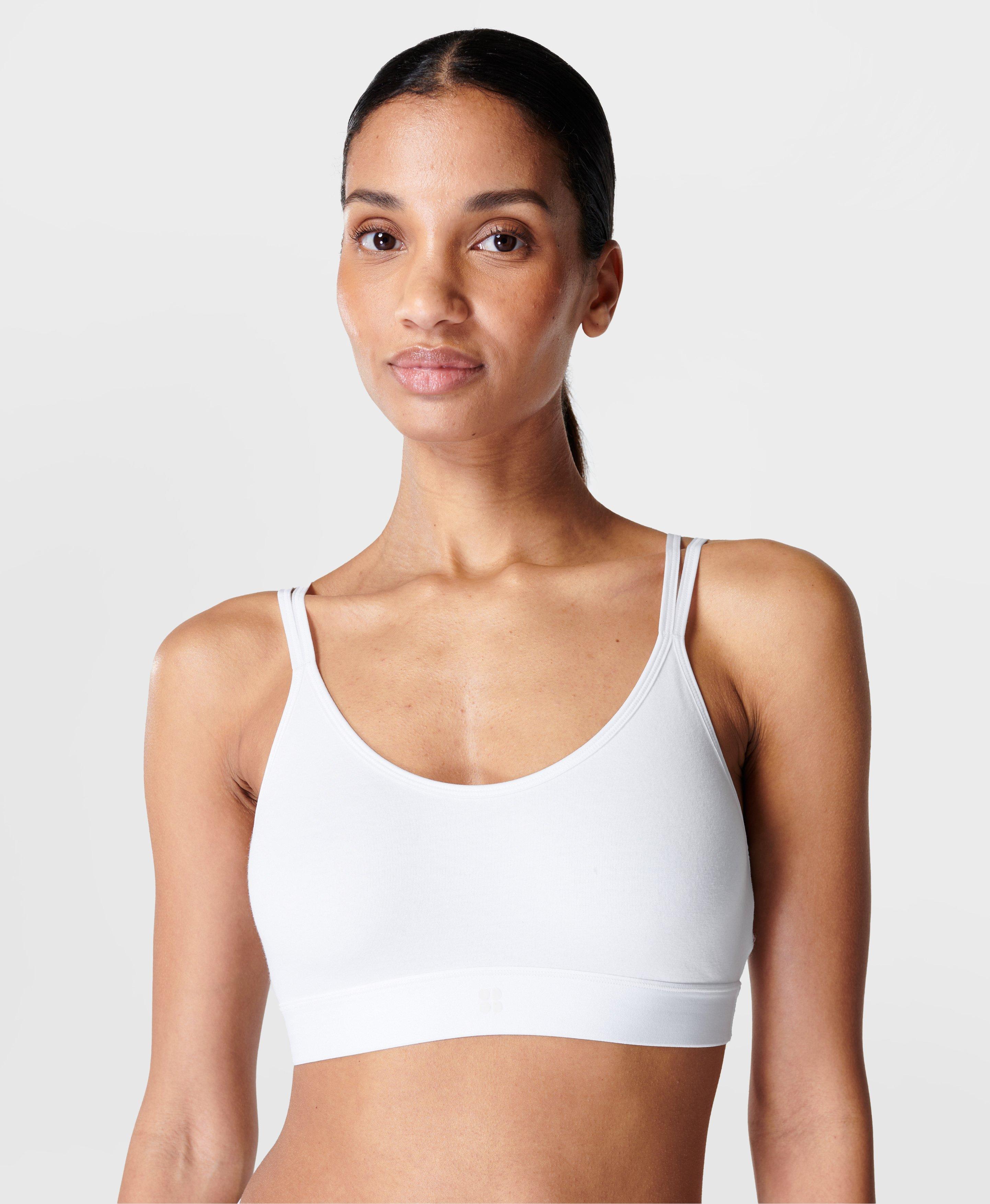 Sundown Soft Cotton Bralette - Light Grey Heather