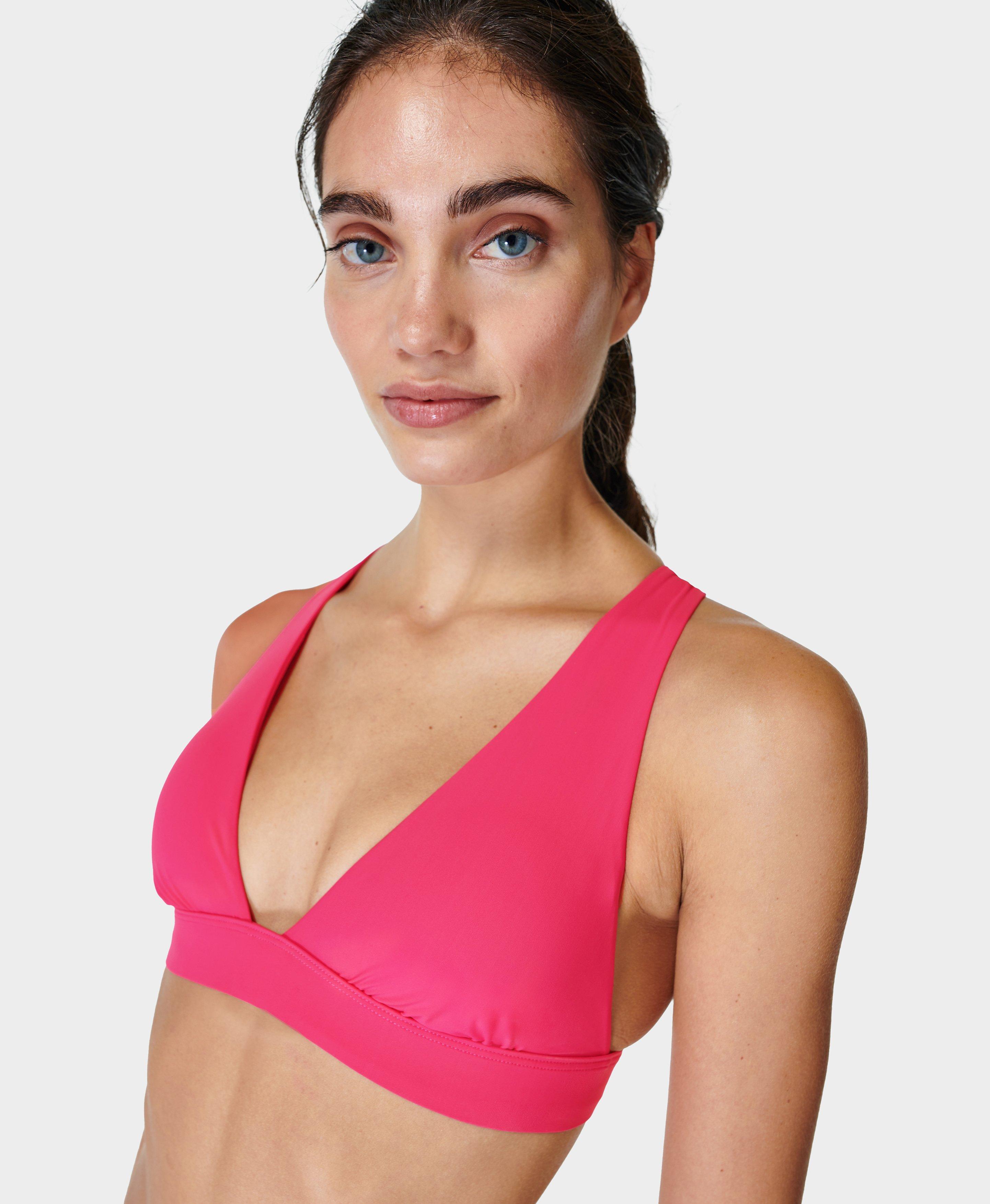 Asymmetric Sculpt Bra - Ambient Pink