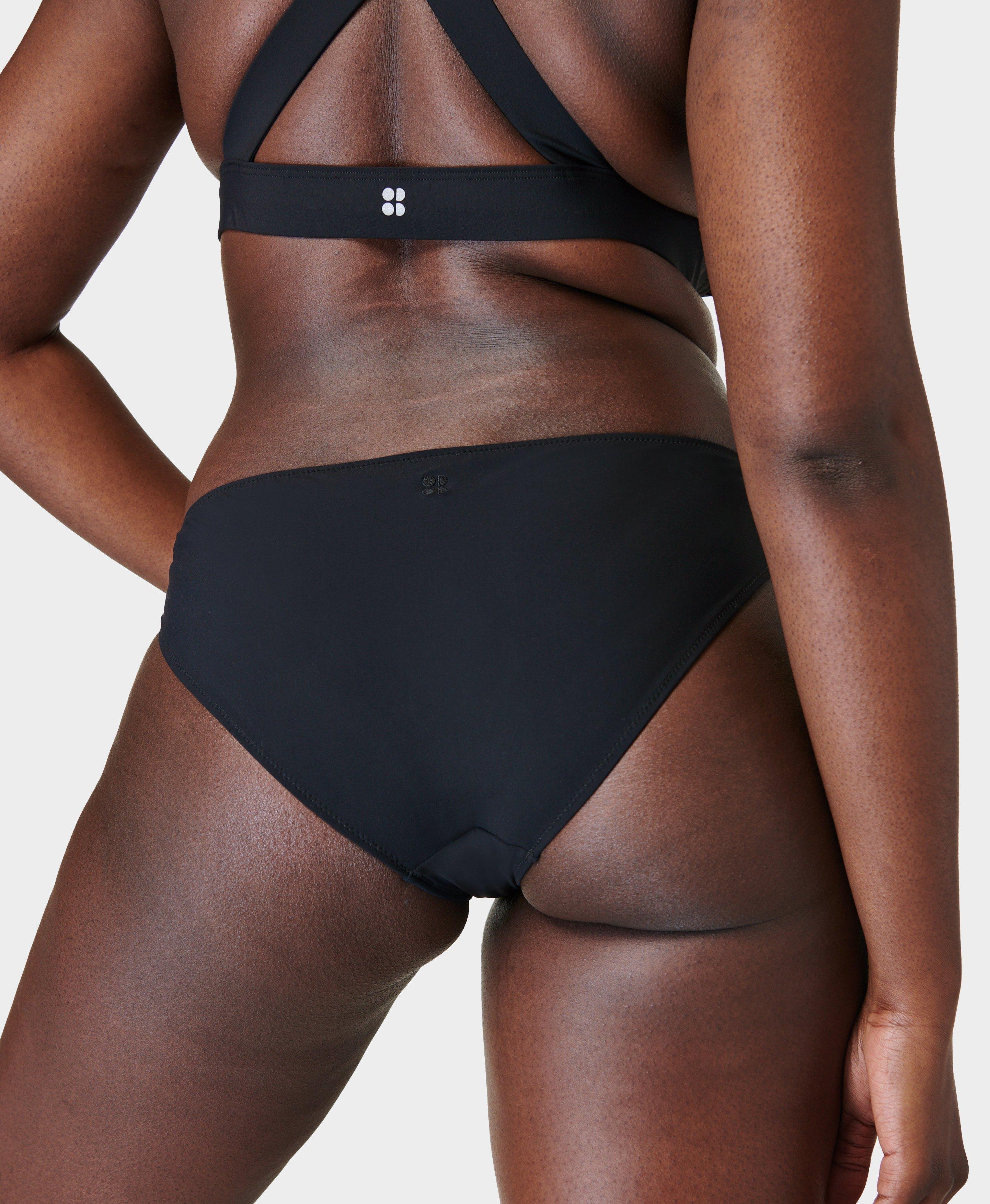 Black Hipster Bikini Bottoms