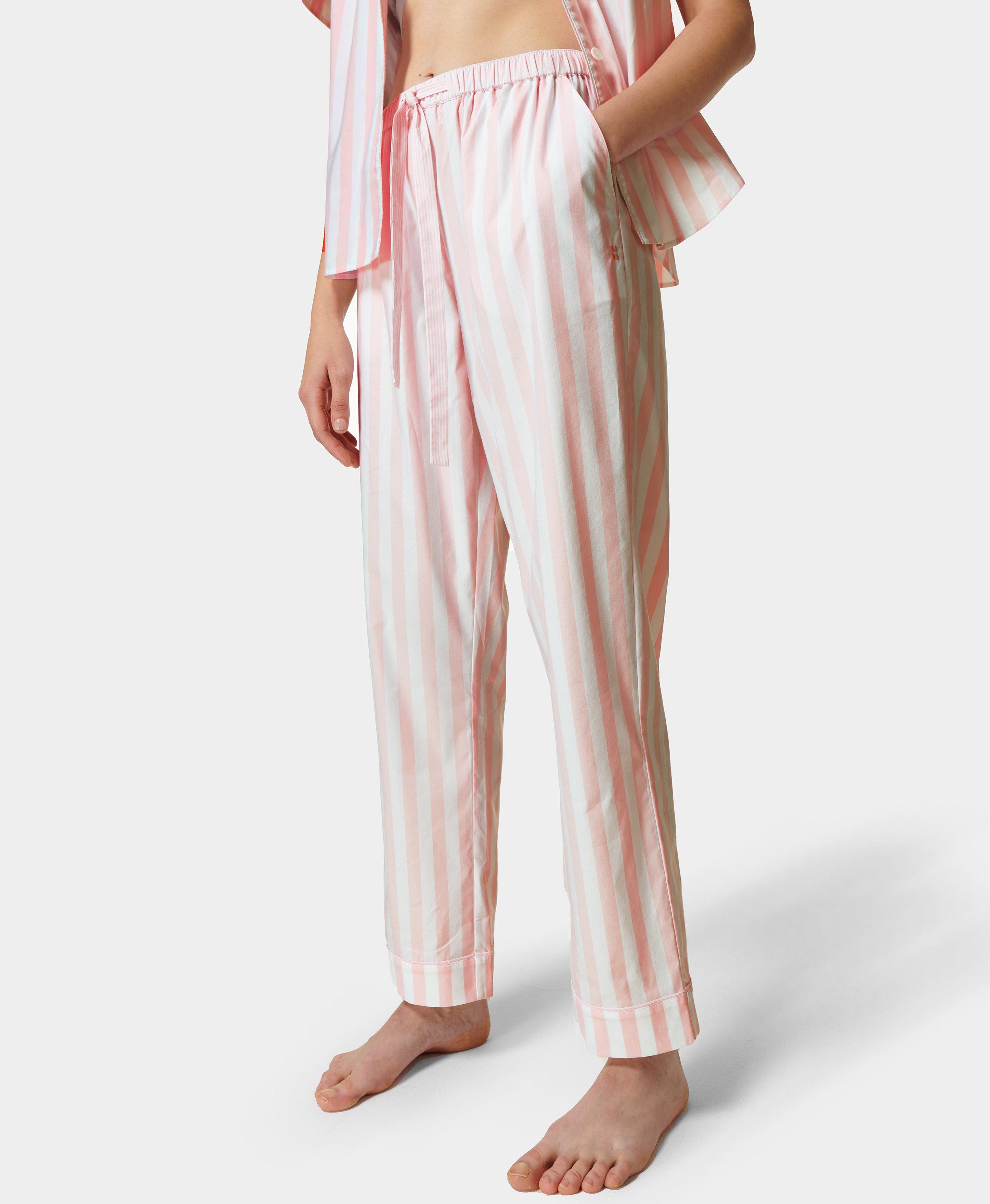 Pajama Pants - Pink/striped - Ladies