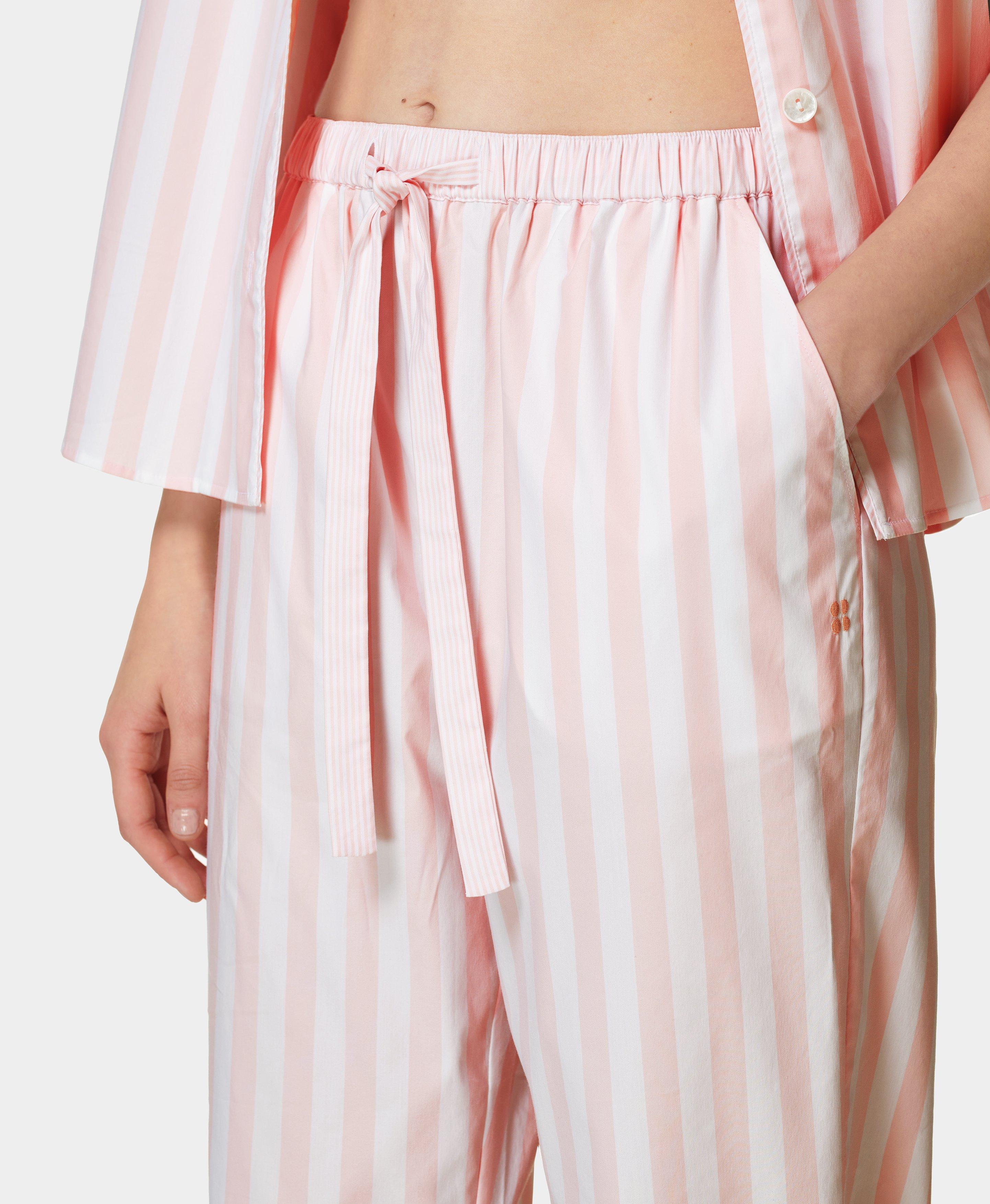 Restful Sleep Pant Powered by Brrr ° - Large Pink Stripe Print