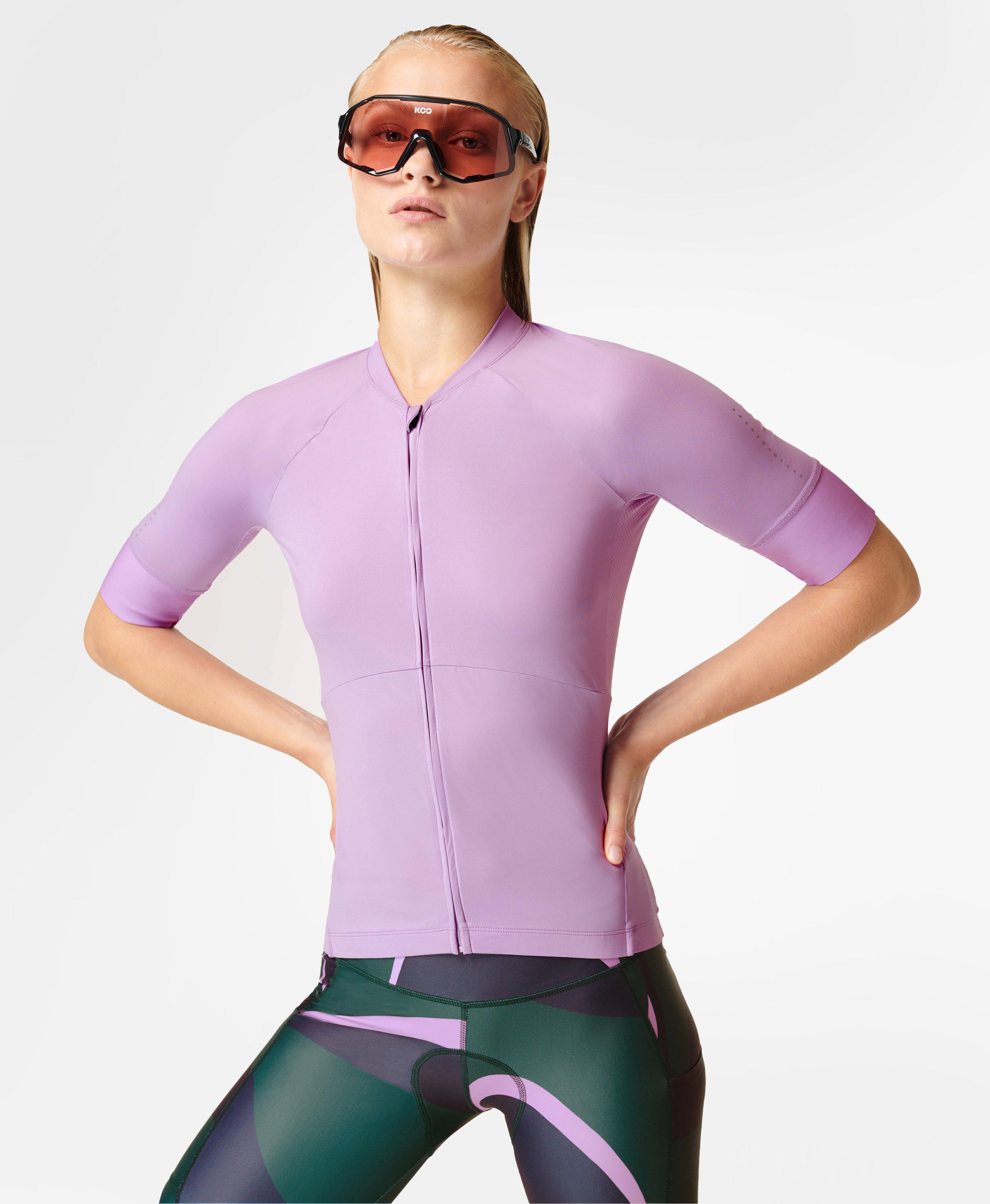 Purple cheap cycling jersey