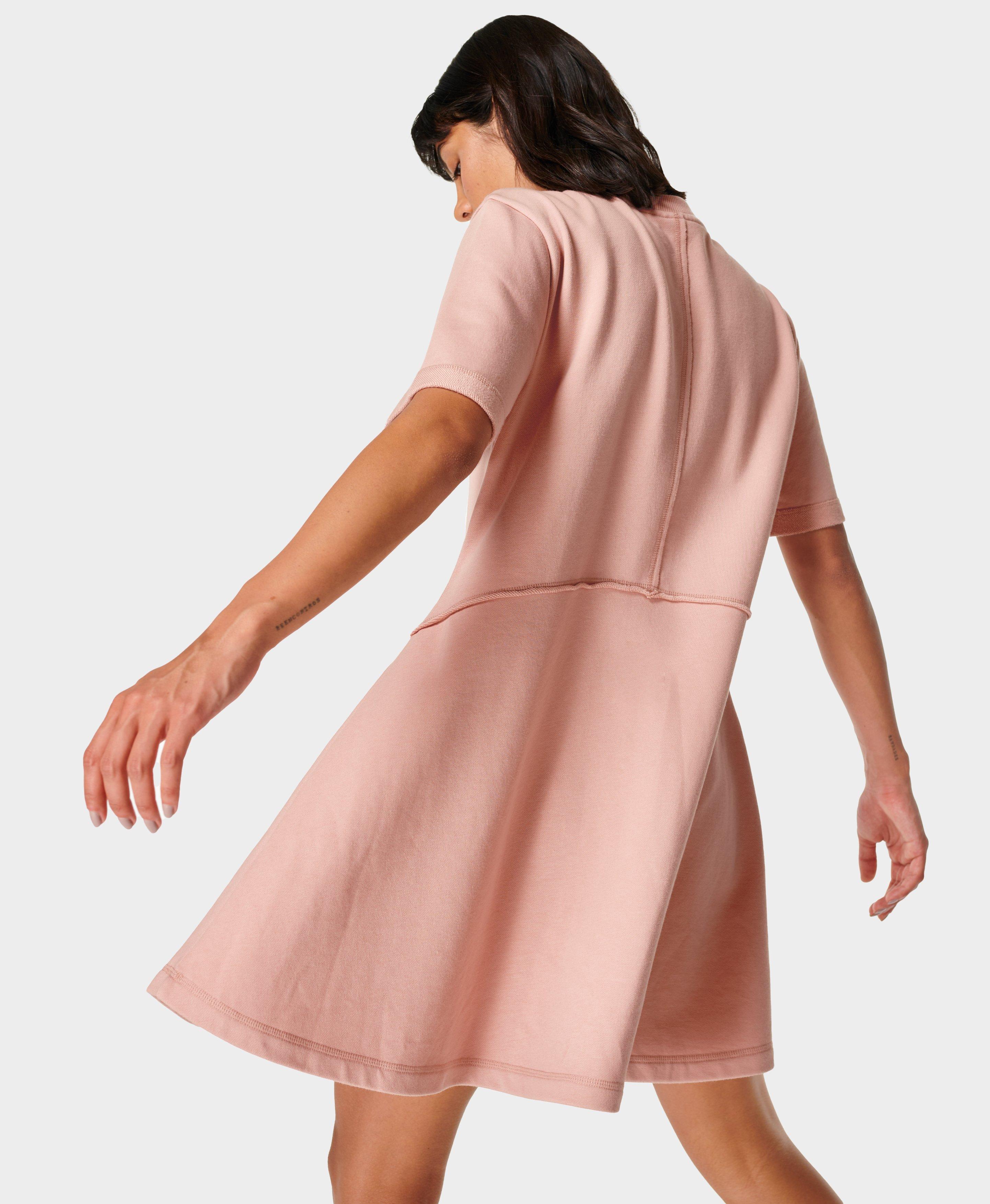 Revive Tee Dress, Misty Rose Pink | Sweaty Betty