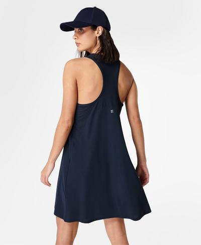 Explorer Ace Mini Dress, Navy Blue | Sweaty Betty