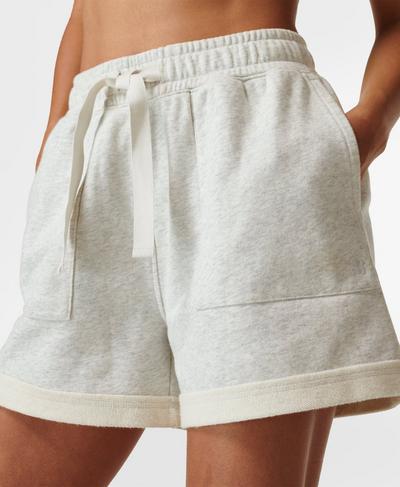 Revive Shorts, Light Grey Marl | Sweaty Betty