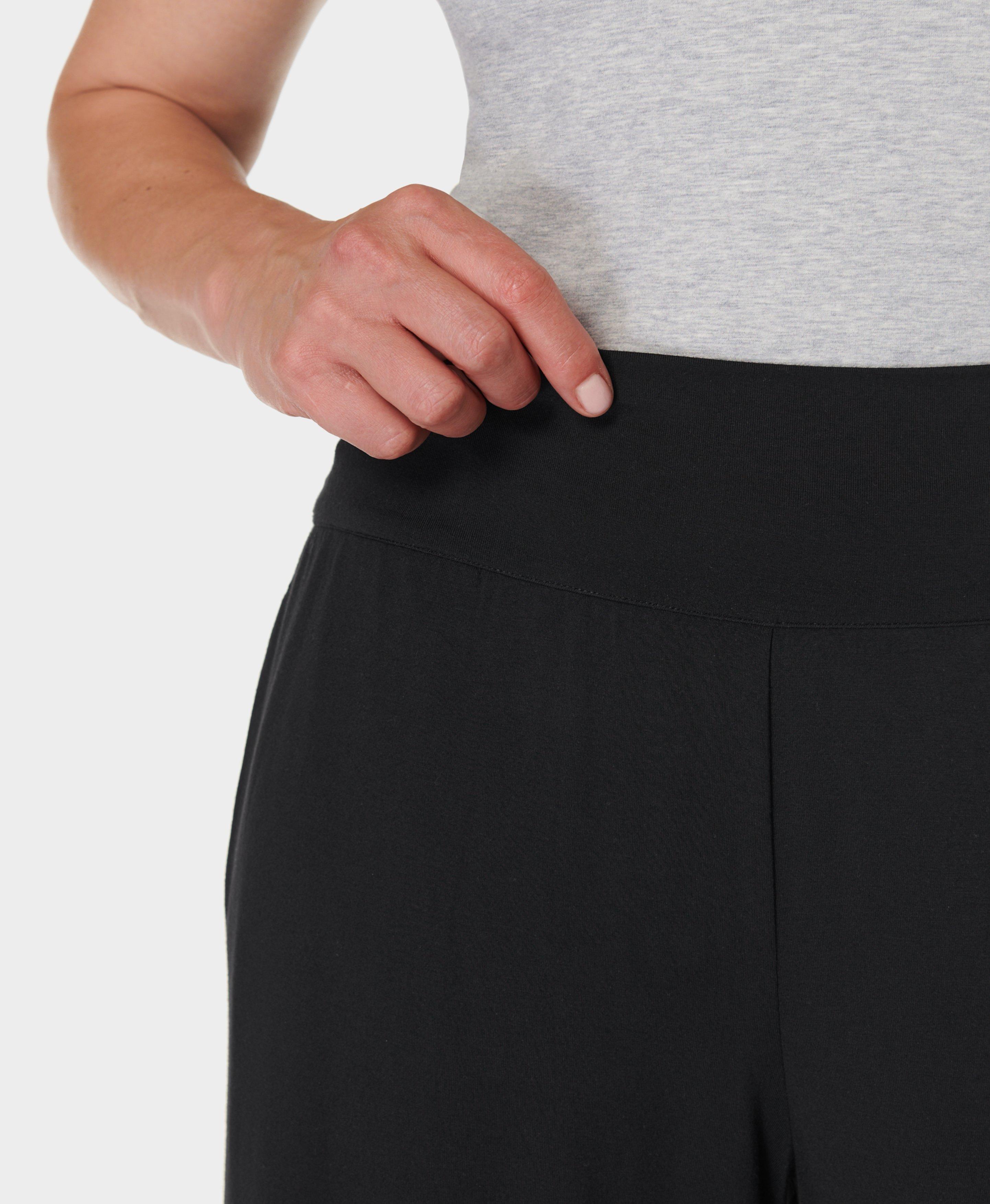 GB, Luxe Wide Leg Pants - Black, Workout Pants Women