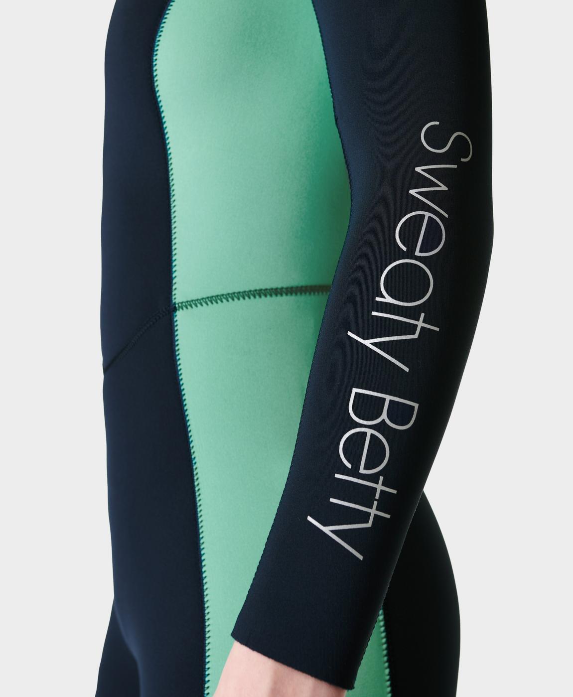 Surf Wetsuit - French Navy Blue Colour Block, Women's Swimsuits & Bikinis