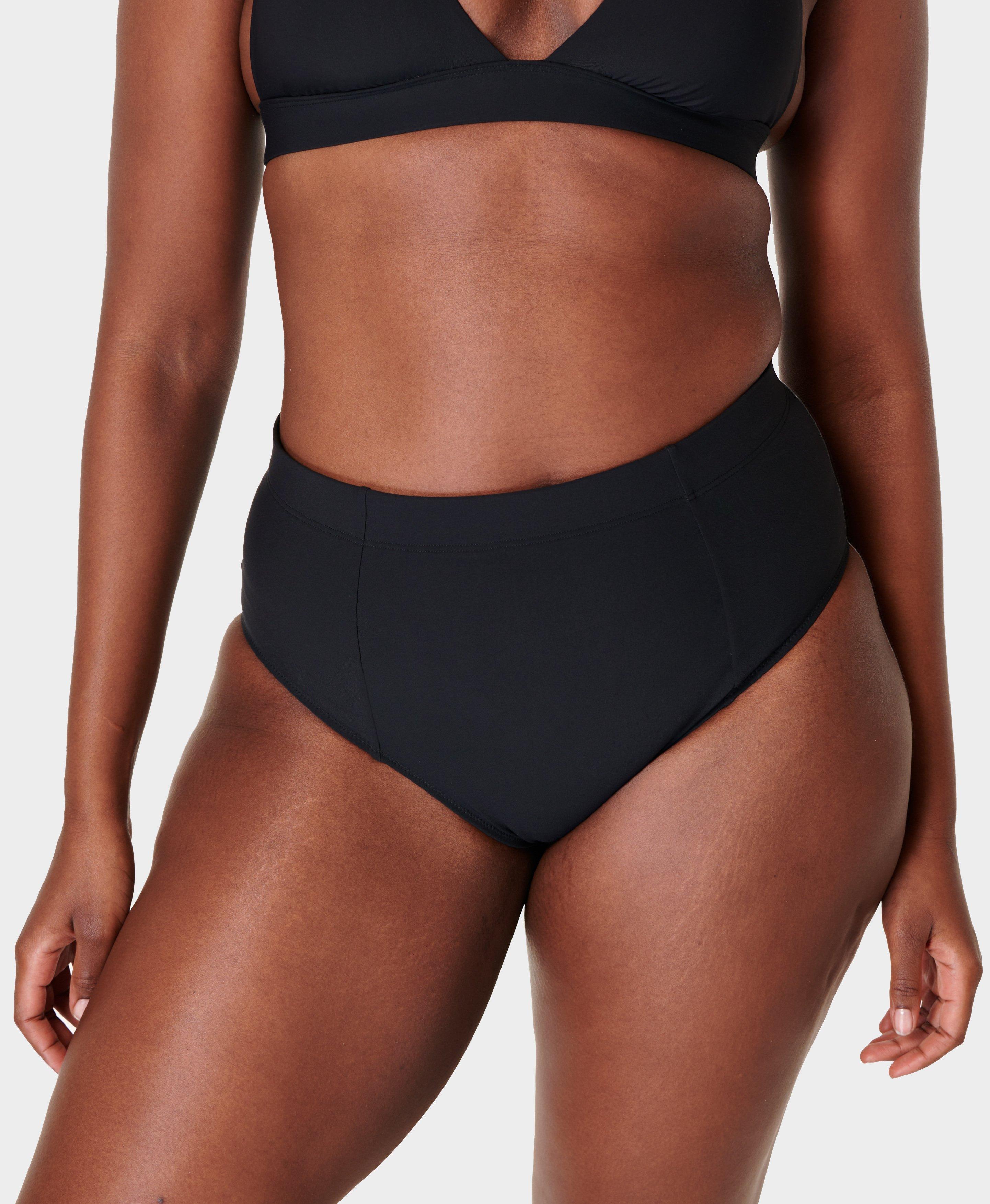 Brook High Waist Xtra Life Bikini Brief - Black A, Women's Swimsuits &  Bikinis