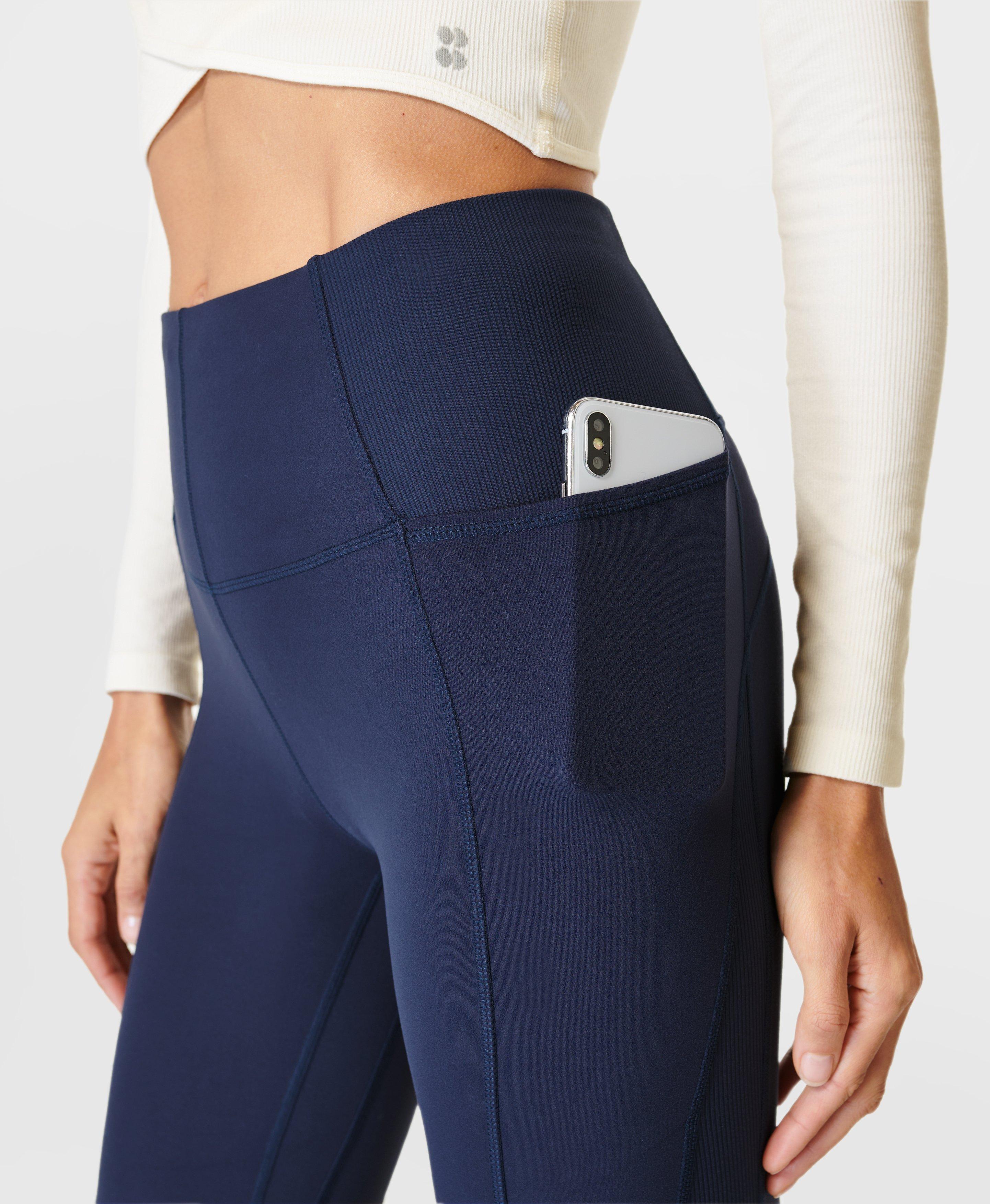 ULTRA HIGH WAIST BLUE YOGA PANTS