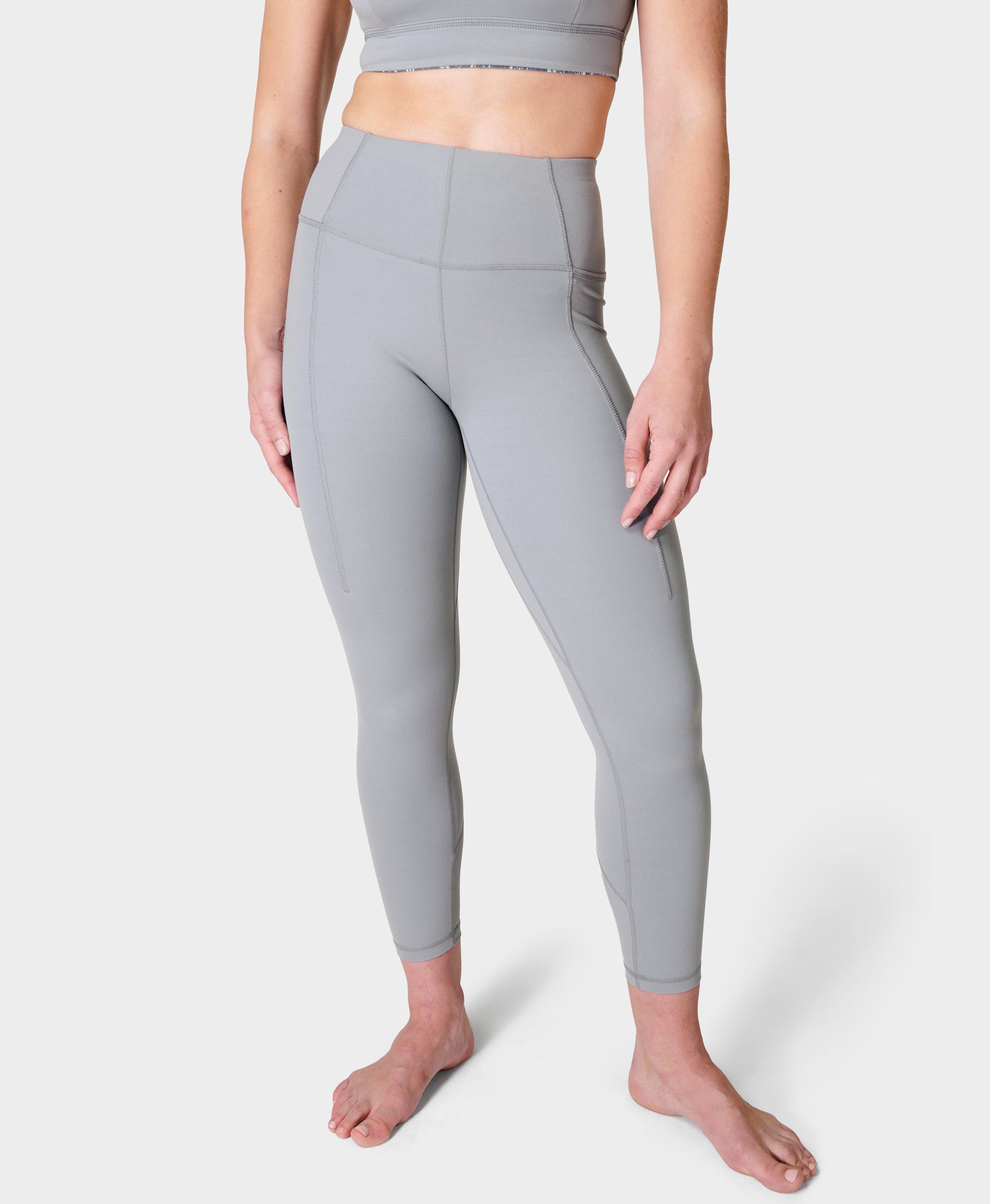 Lou & Grey Athletic Pants Womens Size Medium Gray Leggings High Rise  Stretch