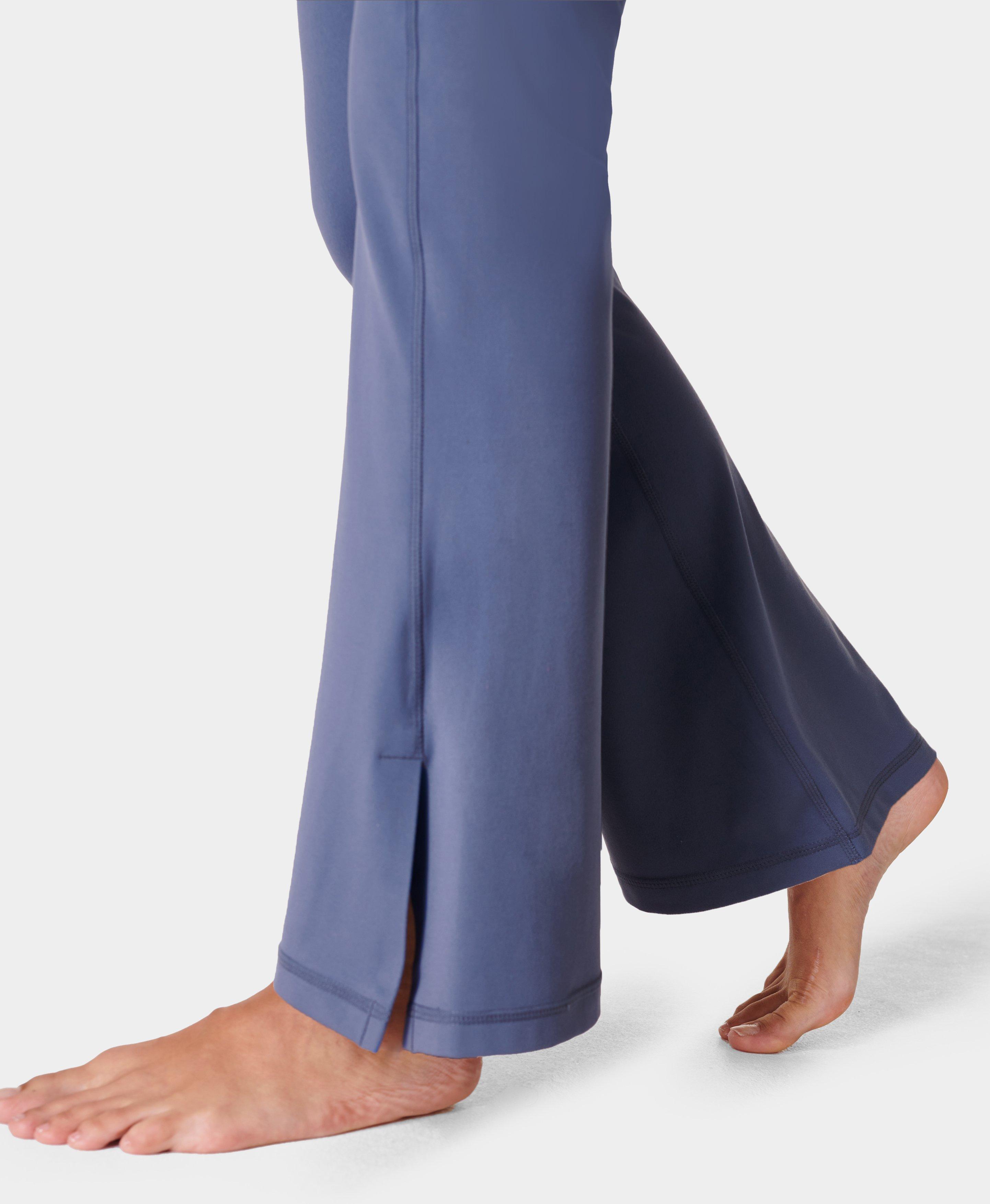 Super Soft Flare Yoga Trousers - Endless Blue