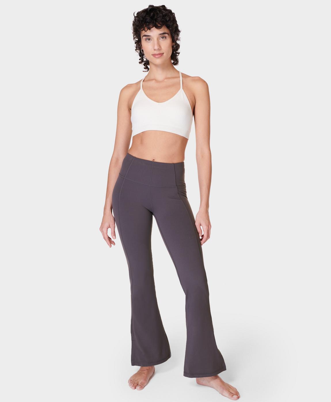 Super Soft Flare Yoga Pants - Urban Grey | Women's Trousers Super Soft Flare Yoga Pants - Urban Grey | Women's Trousers