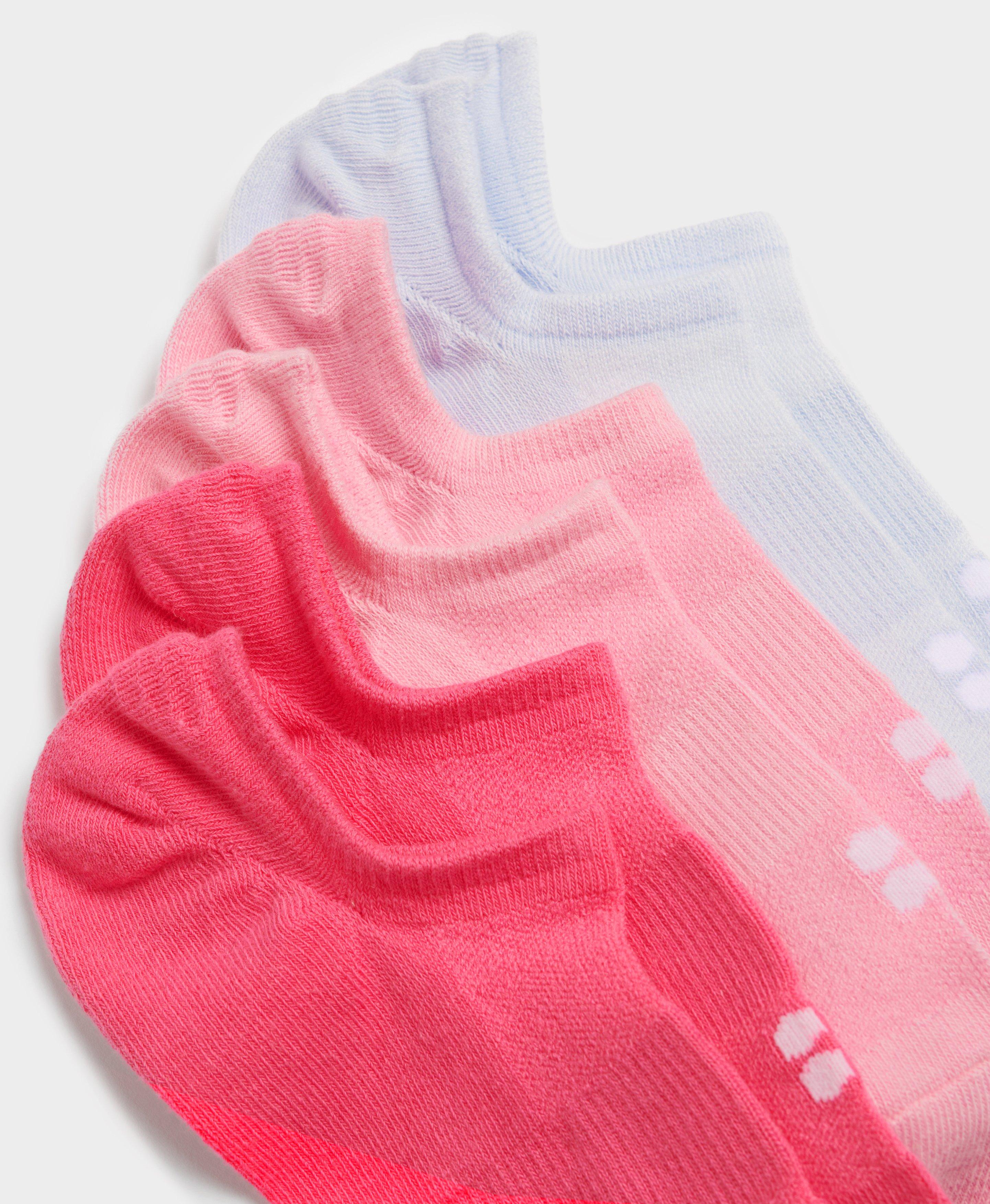 Workout Trainer Socks 3 Pack - Beet Pink, Women's Sports Socks