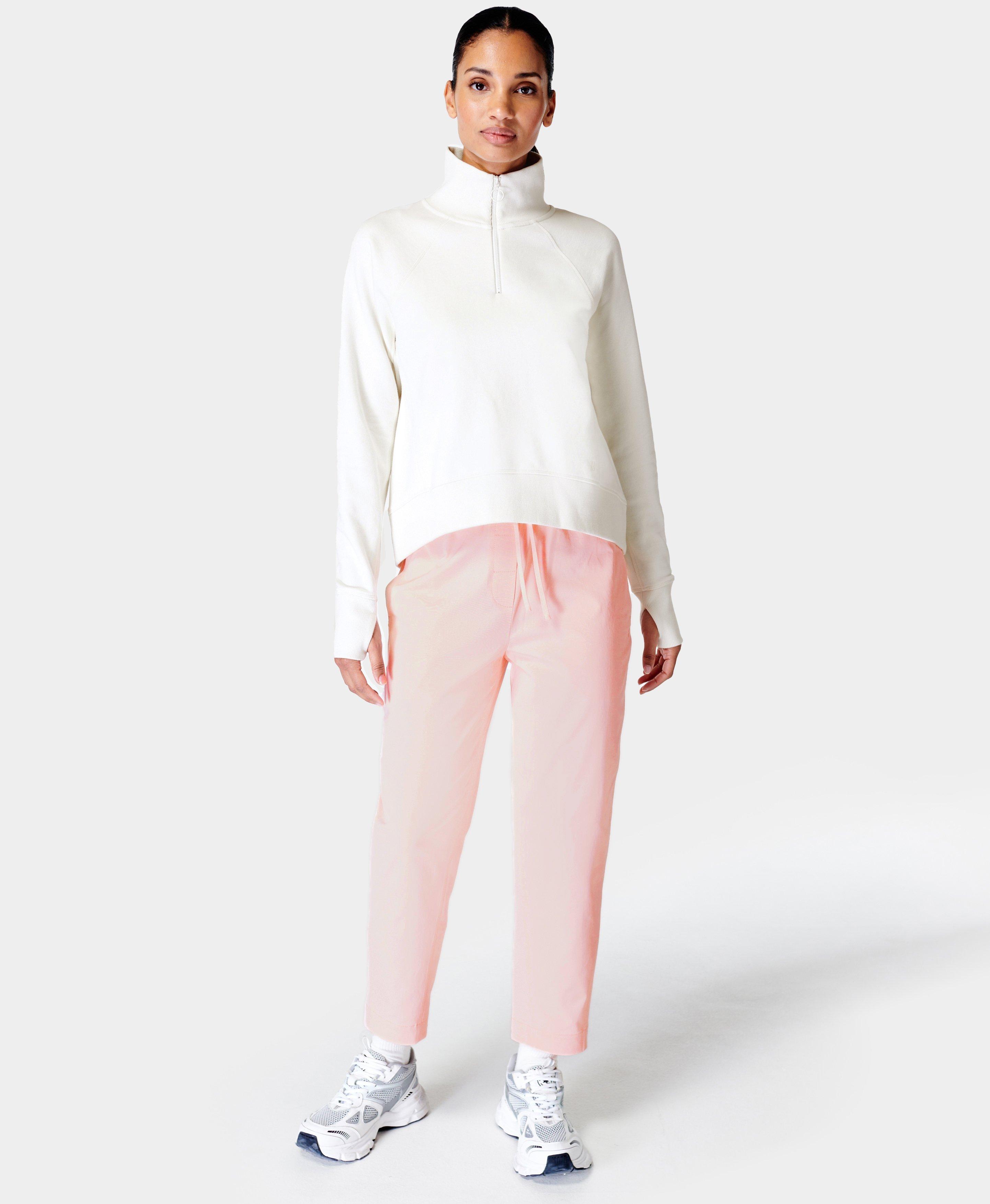 Blake Twill Pants- antiquepink | Women's Trousers & Yoga Pants