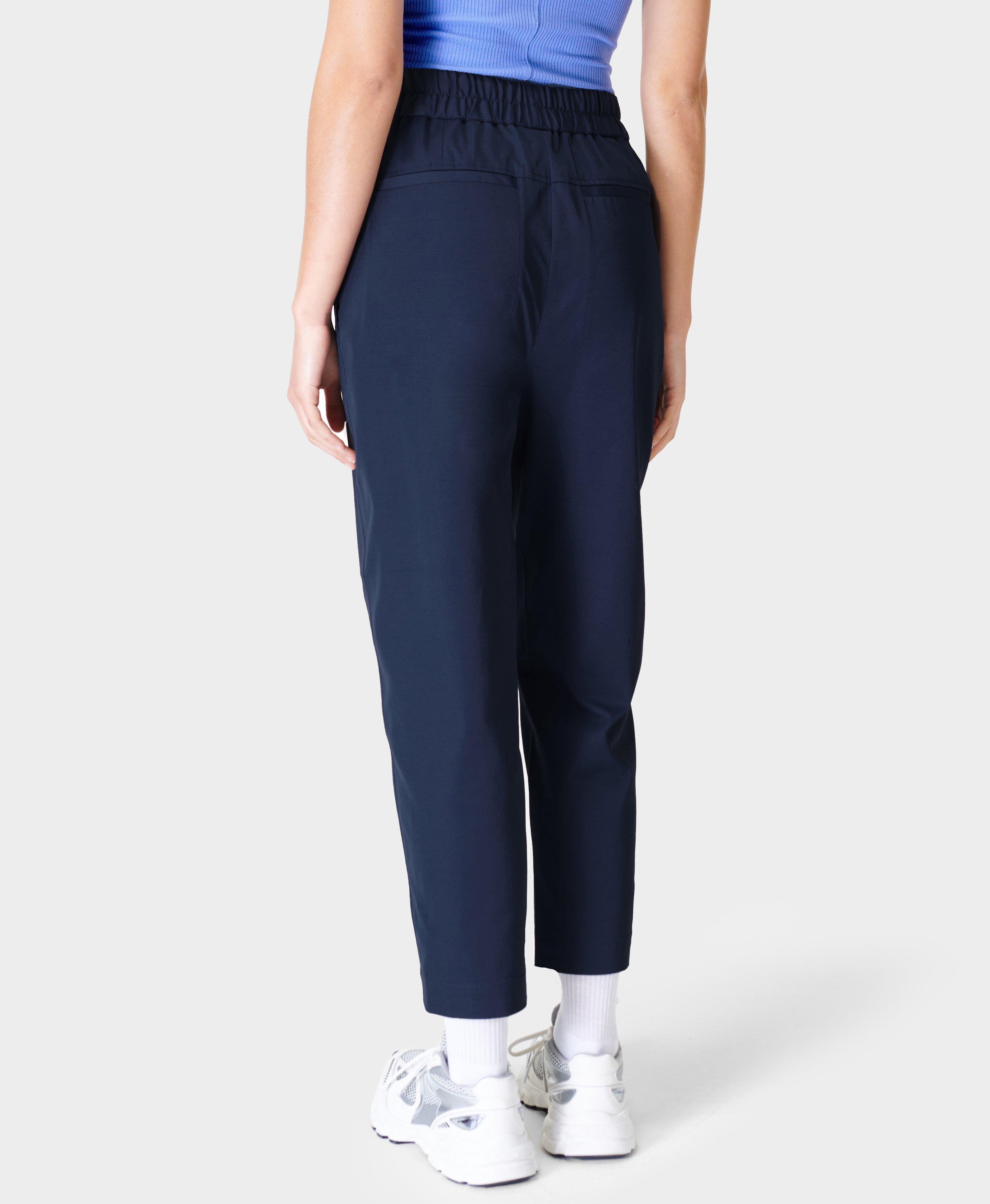 Sweaty Betty Sand Wash Cuffed Joggers, Lightning Blue at John