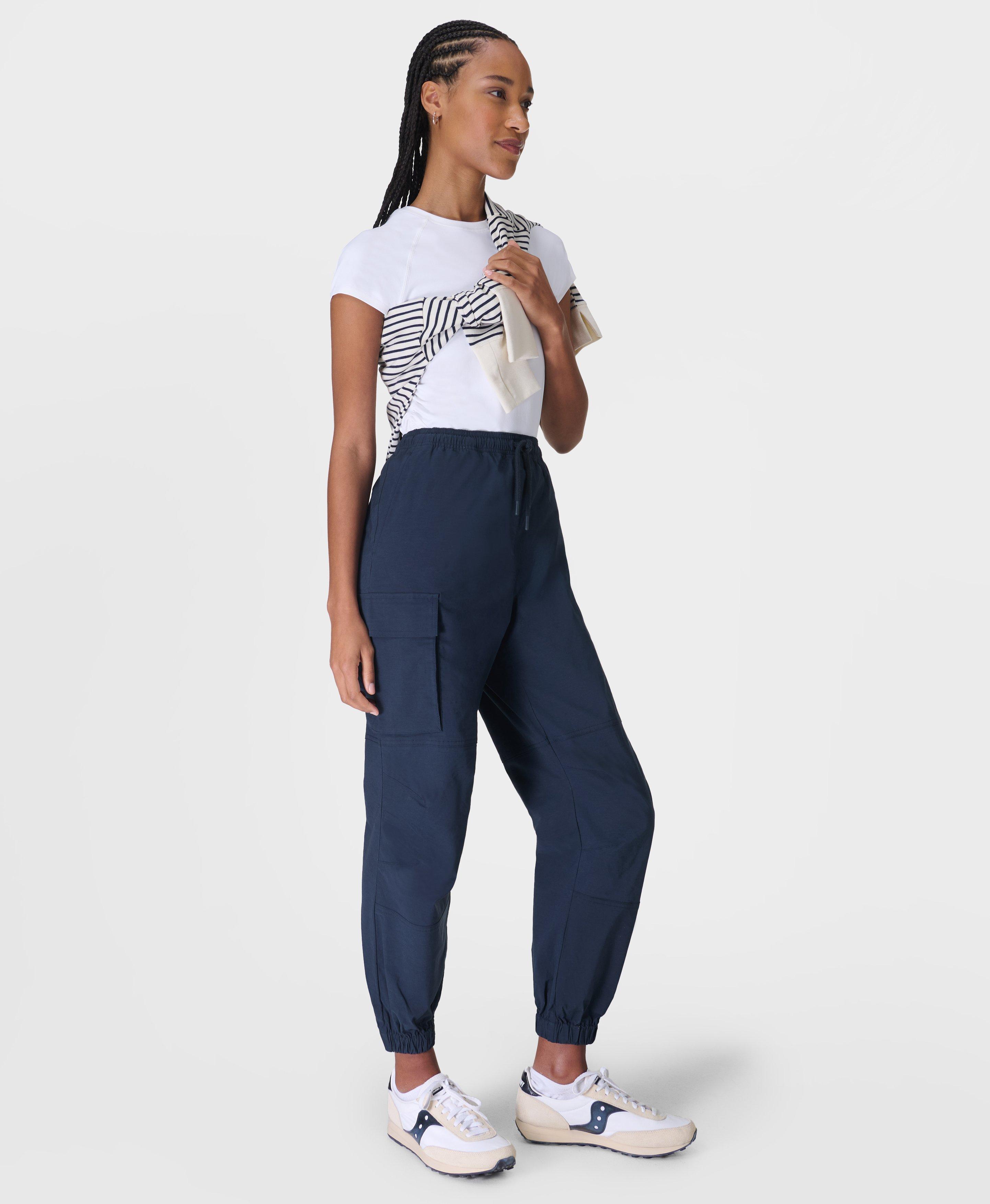 Sweaty Betty Quinn Cargo Pants, Blue, Women's S