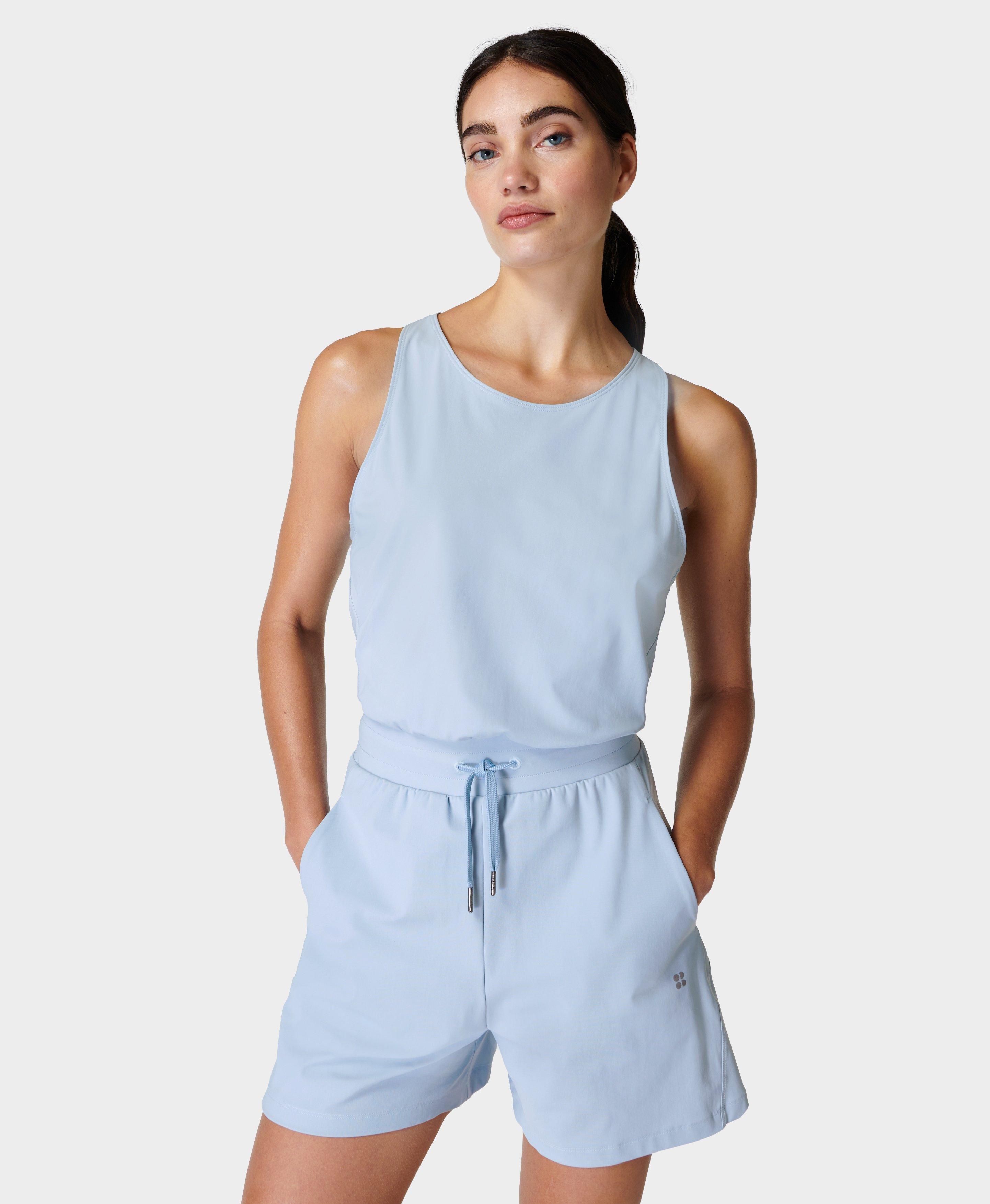 Explorer Romper, Aluminium Blue | Sweaty Betty