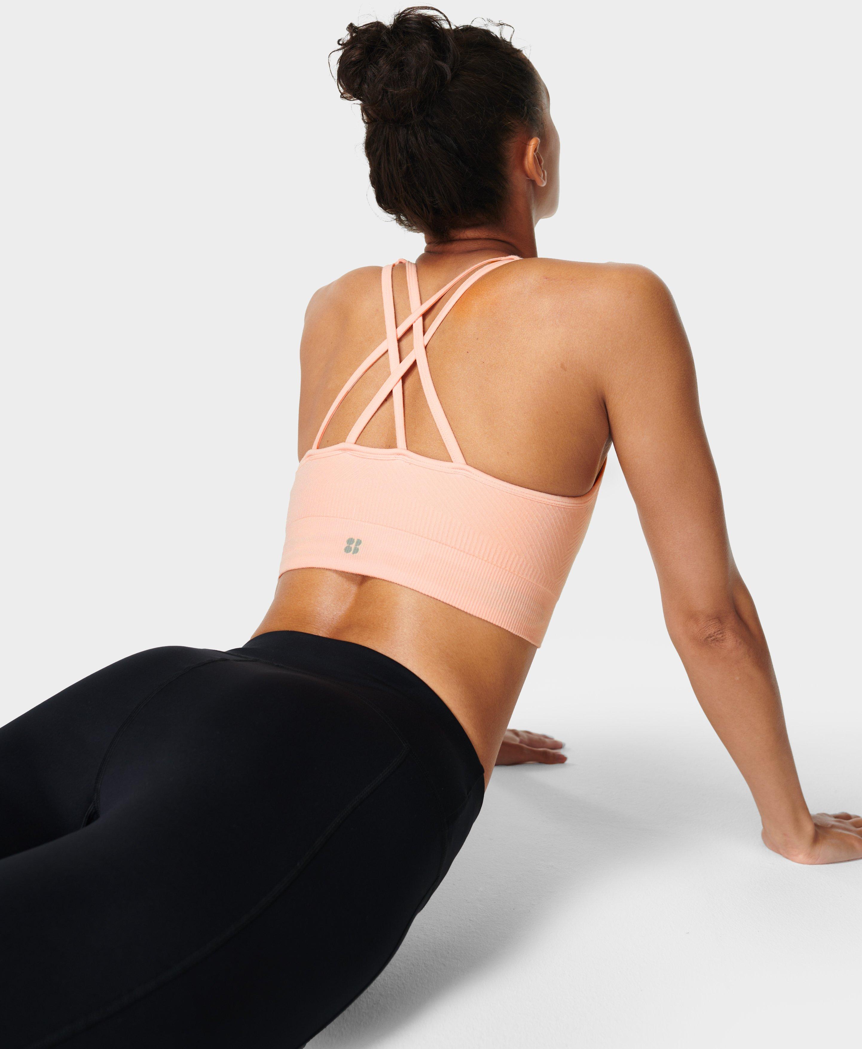Nwt U-back Manteiga Soft Workout Gym Yoga Bras Women Racerback