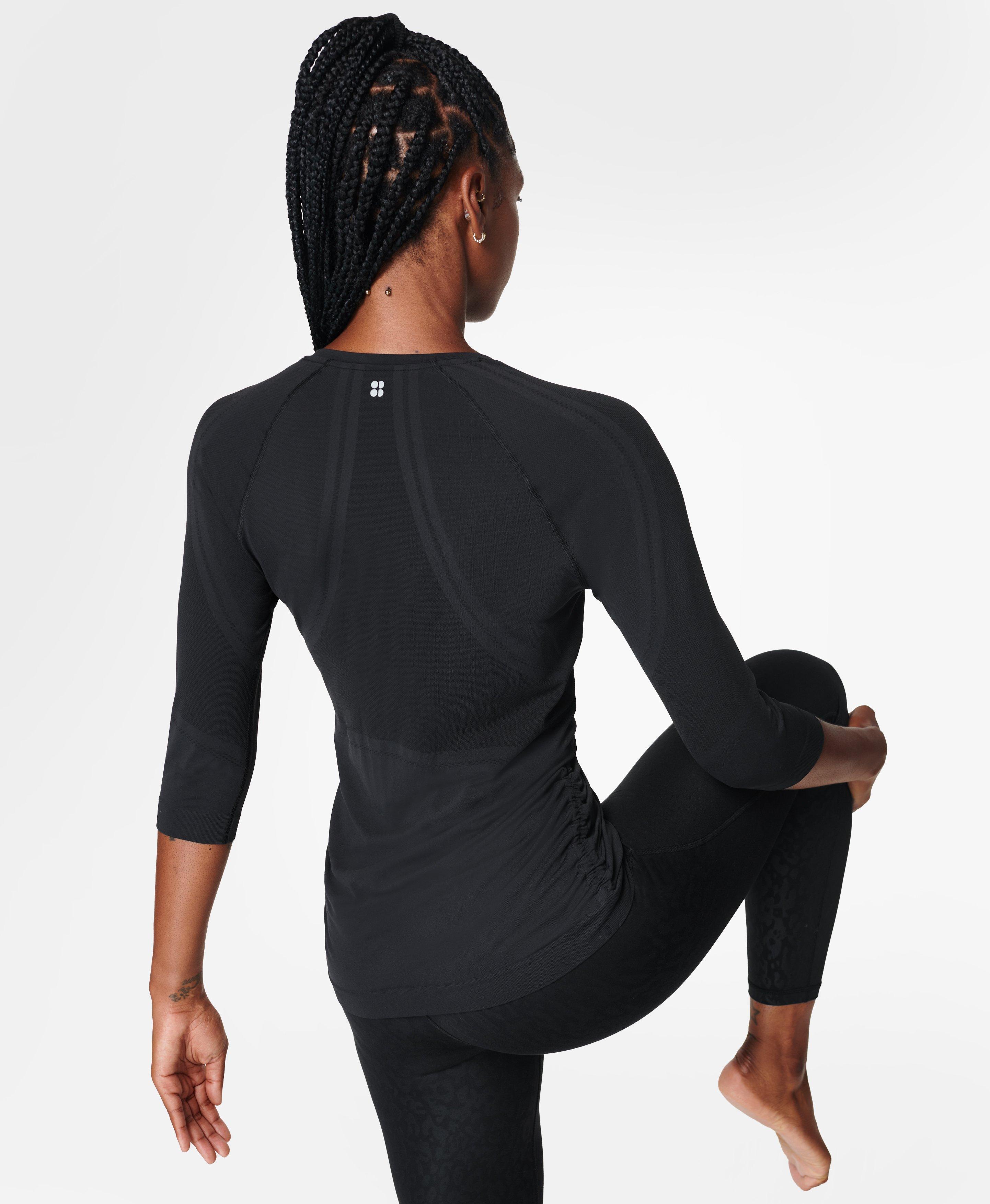 Lululemon Swiftly Speed Long Sleeve - Black / Black / Black - lulu fanatics