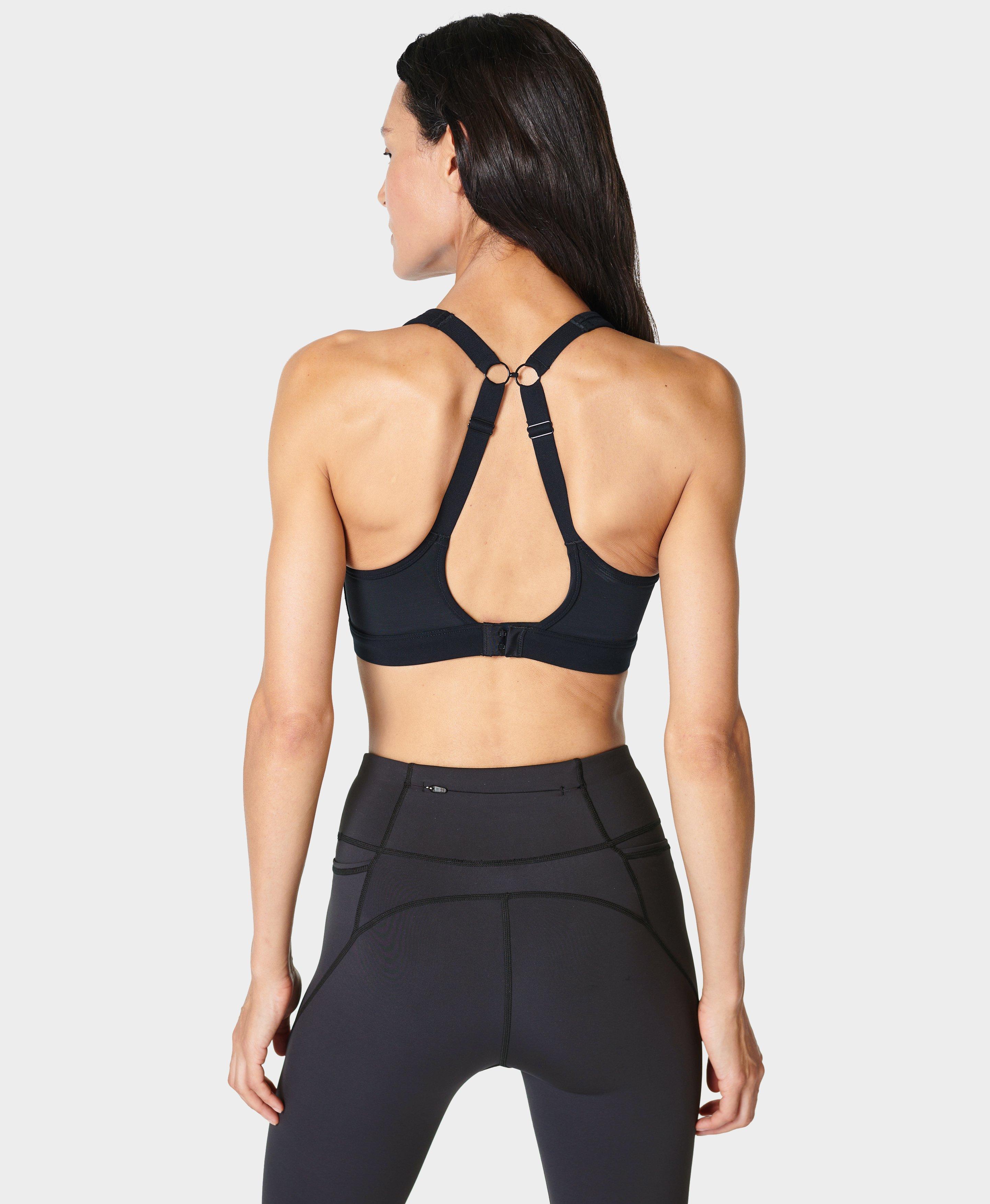 NEW Sweaty Betty Stamina Racerback Sports Bra - SB4920 - Black - Small