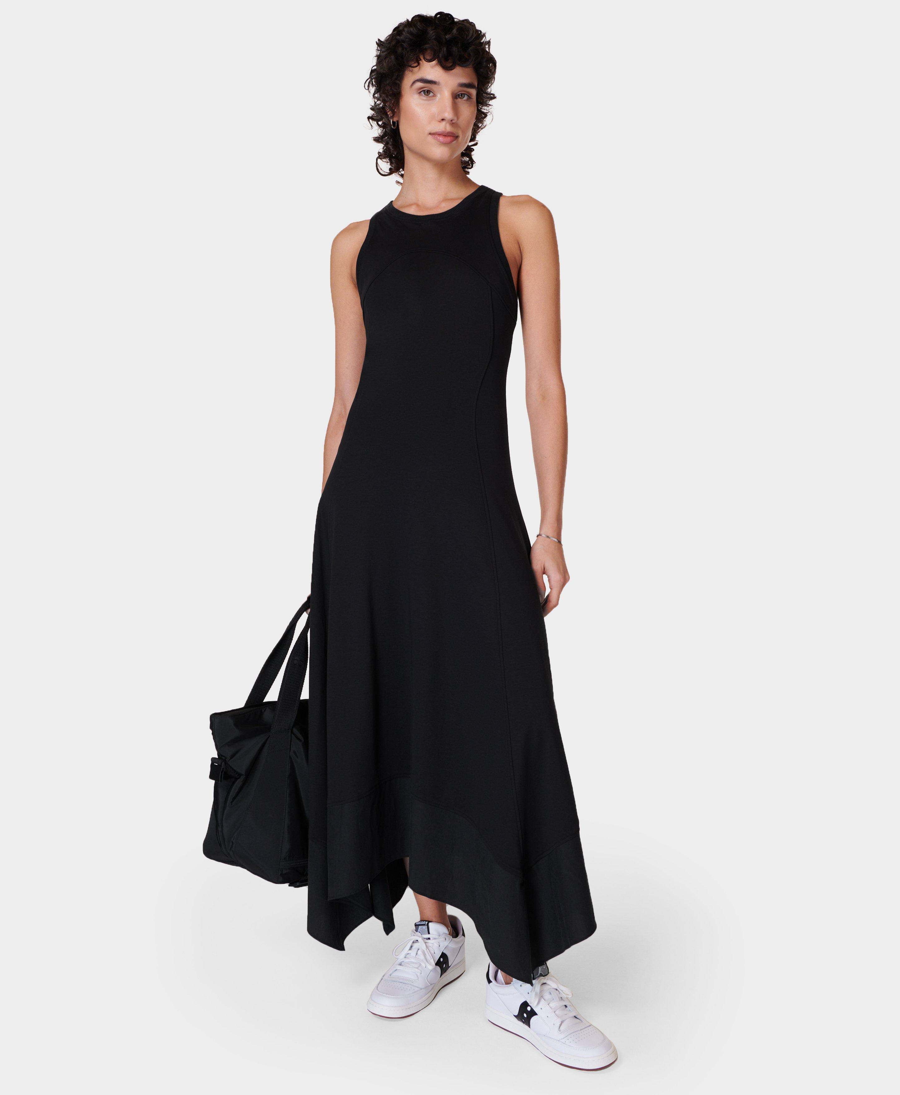 Gaia Yoga Dress - Black, Women's Dresses and Jumpsuits