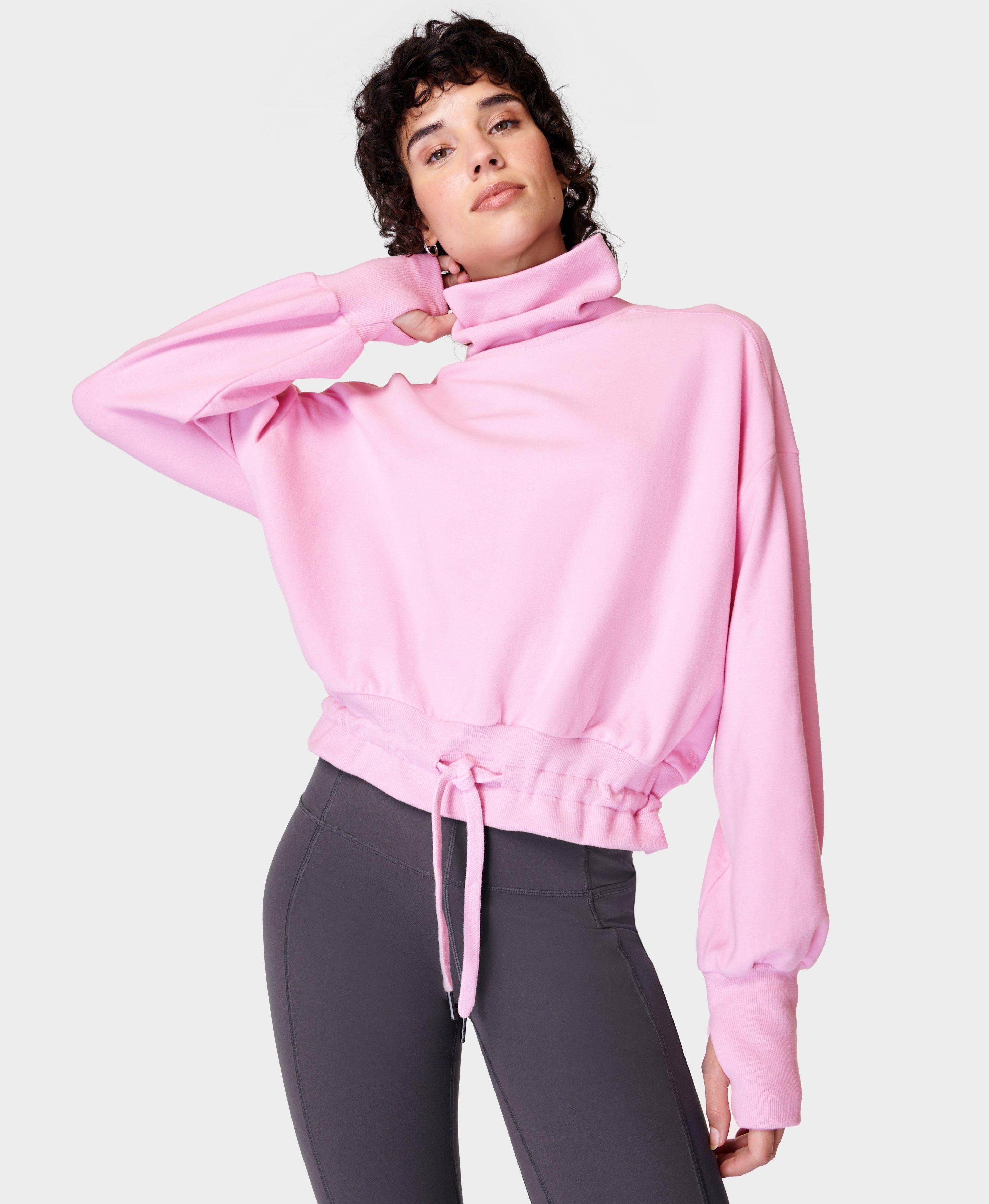 Sweaty betty best sale pink sweatshirt