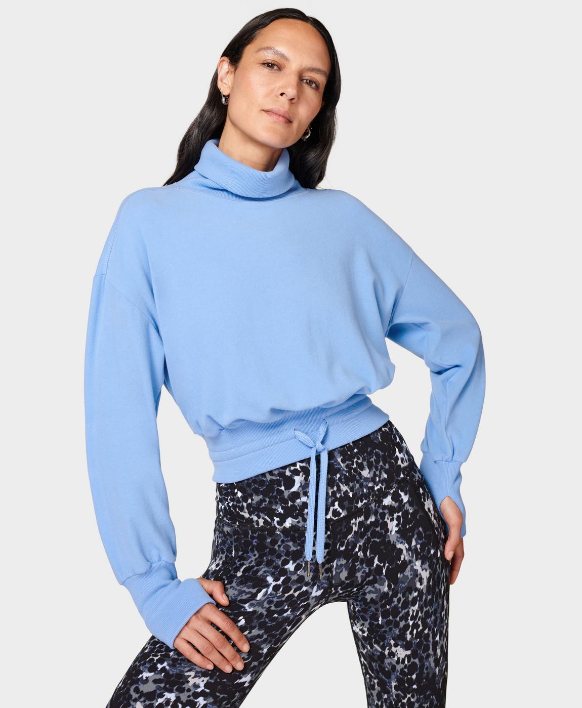 Melody Luxe Fleece Pullover - Filter Blue | Women's Jumpers
