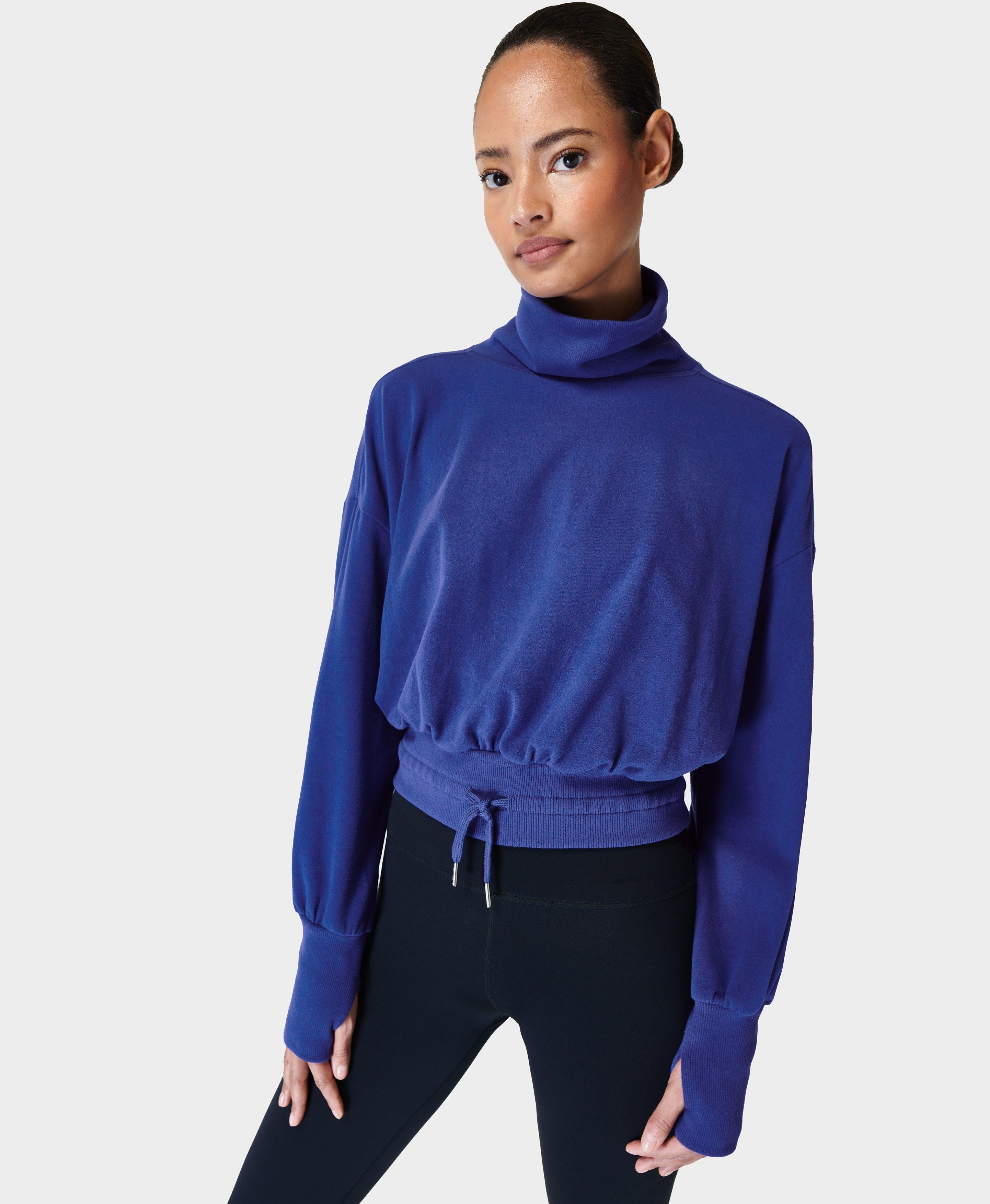 Melody Luxe Fleece Pullover - Hour Blue