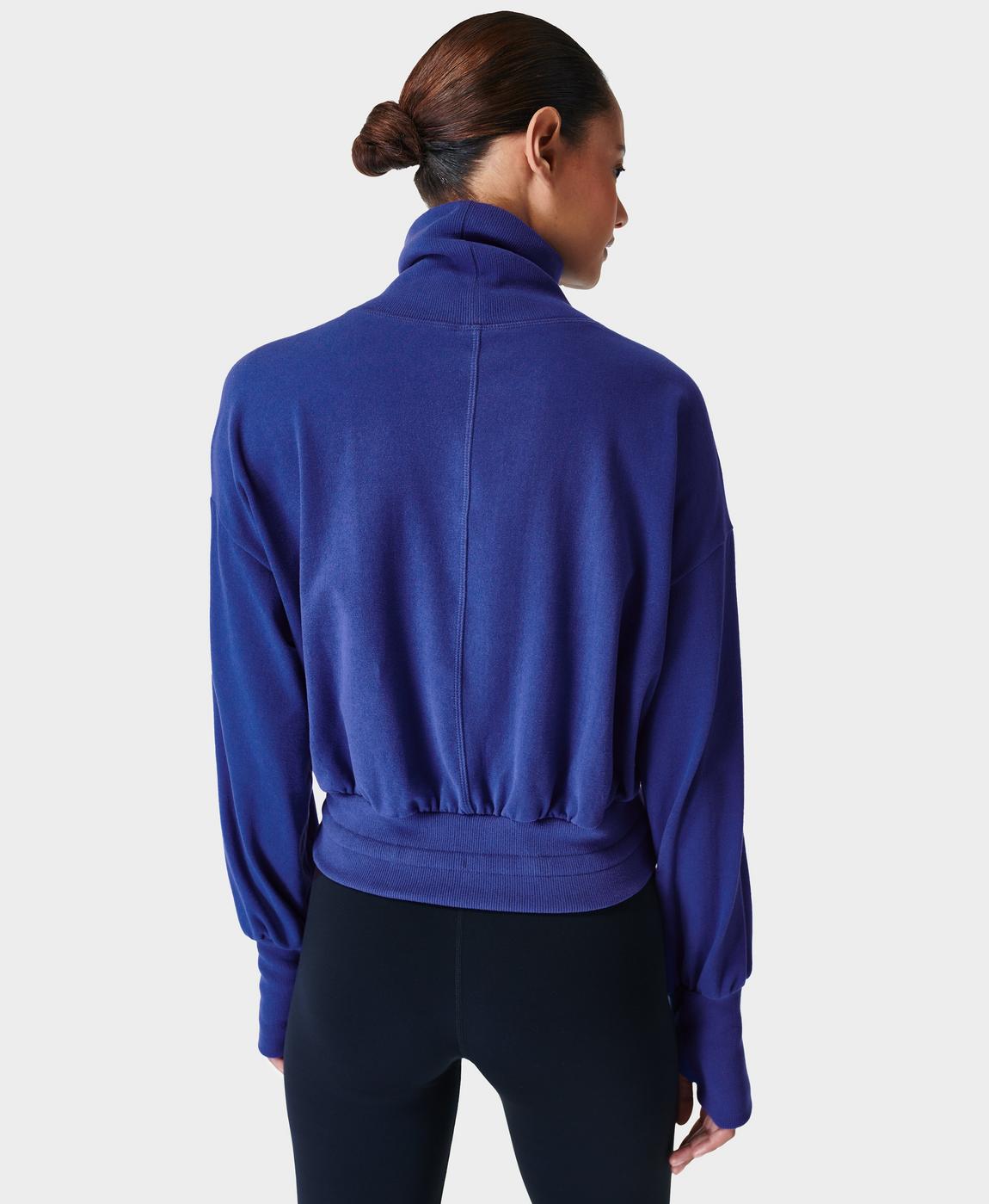 Melody Luxe Fleece Pullover - Hour Blue | Women's Jumpers