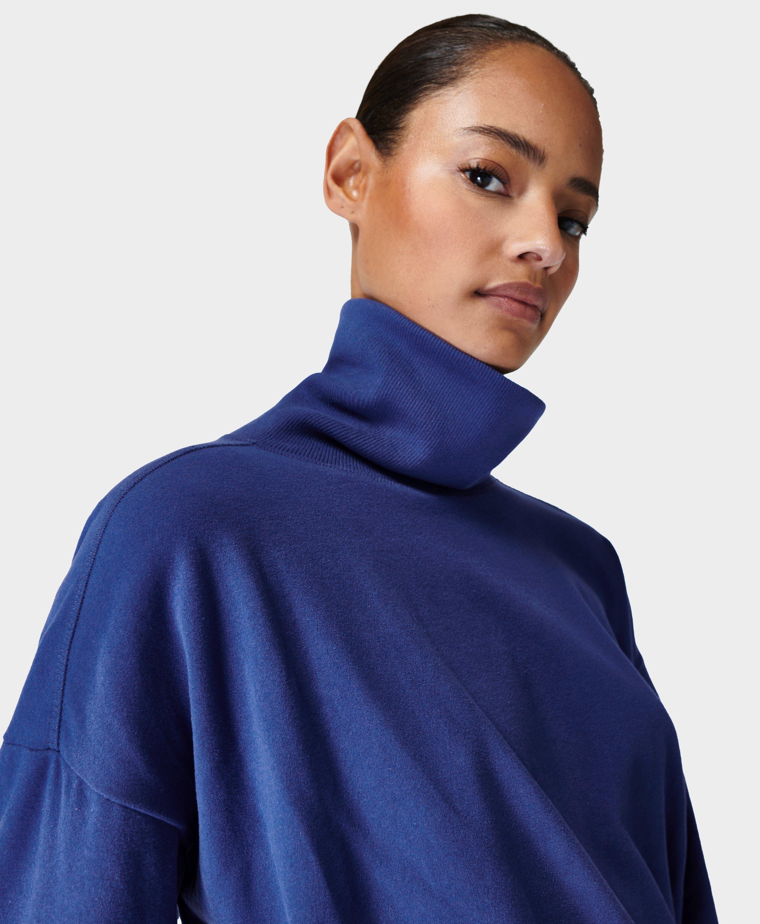 Melody Luxe Fleece Pullover- hourblue | Women's Jumpers